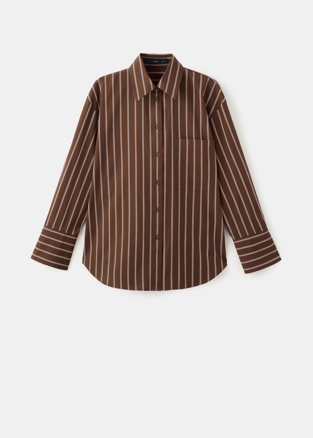 Pocket striped shirt - image 2