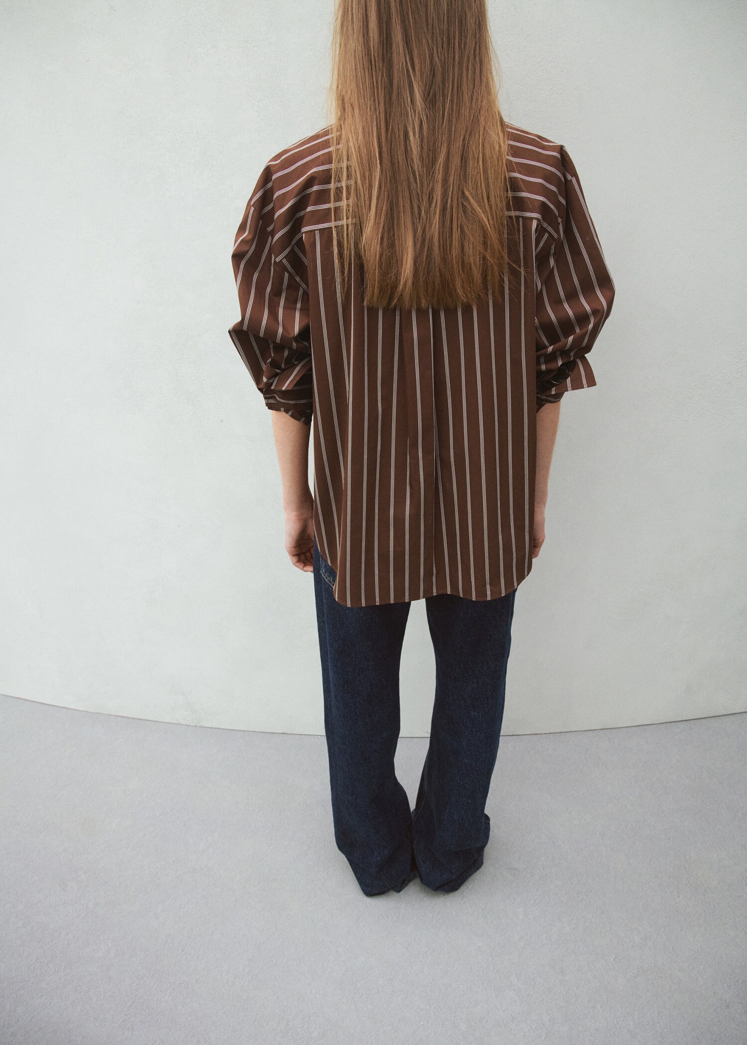 Pocket striped shirt - Reverse of the article