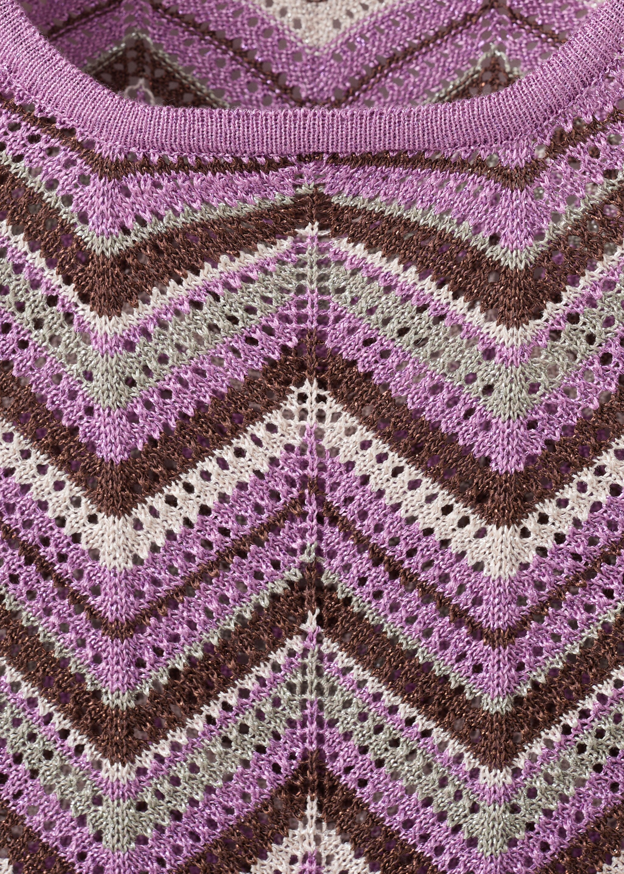 Top punto estampado - Detalle del artículo 8, Púrpura. Ref: 27034092-00.