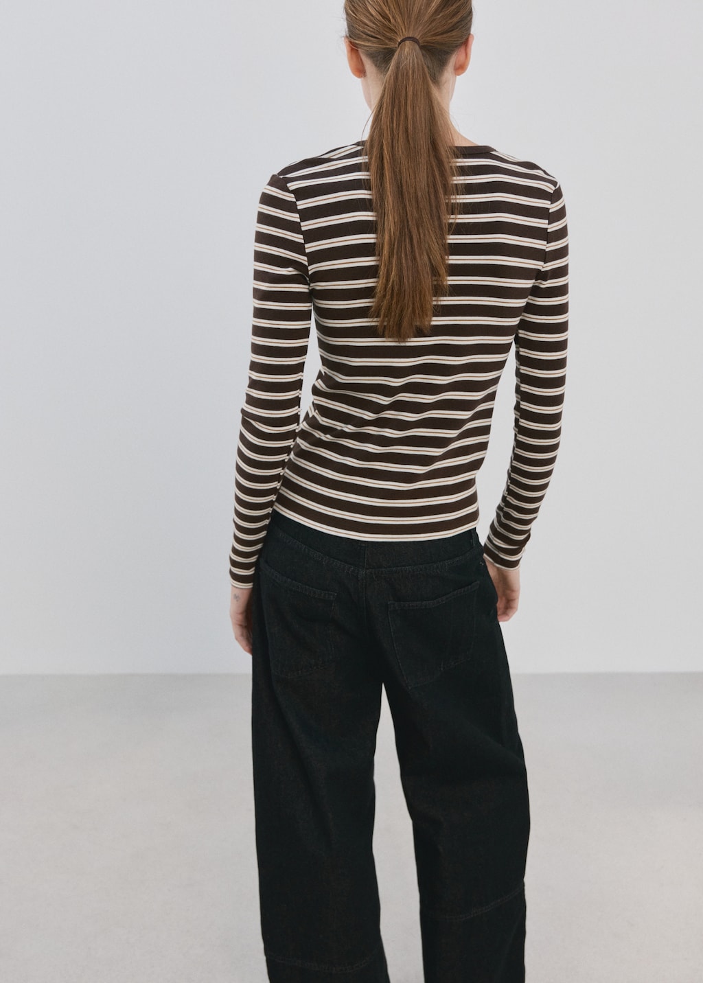 Striped long sleeves t-shirt - image 3