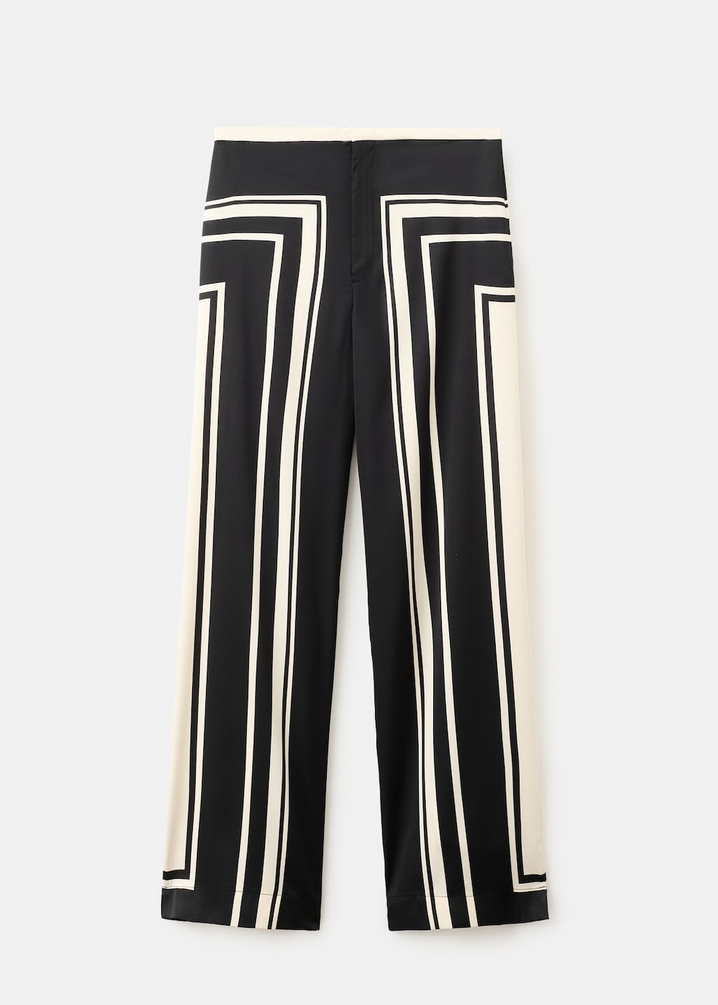 Satin printed pants - image 2