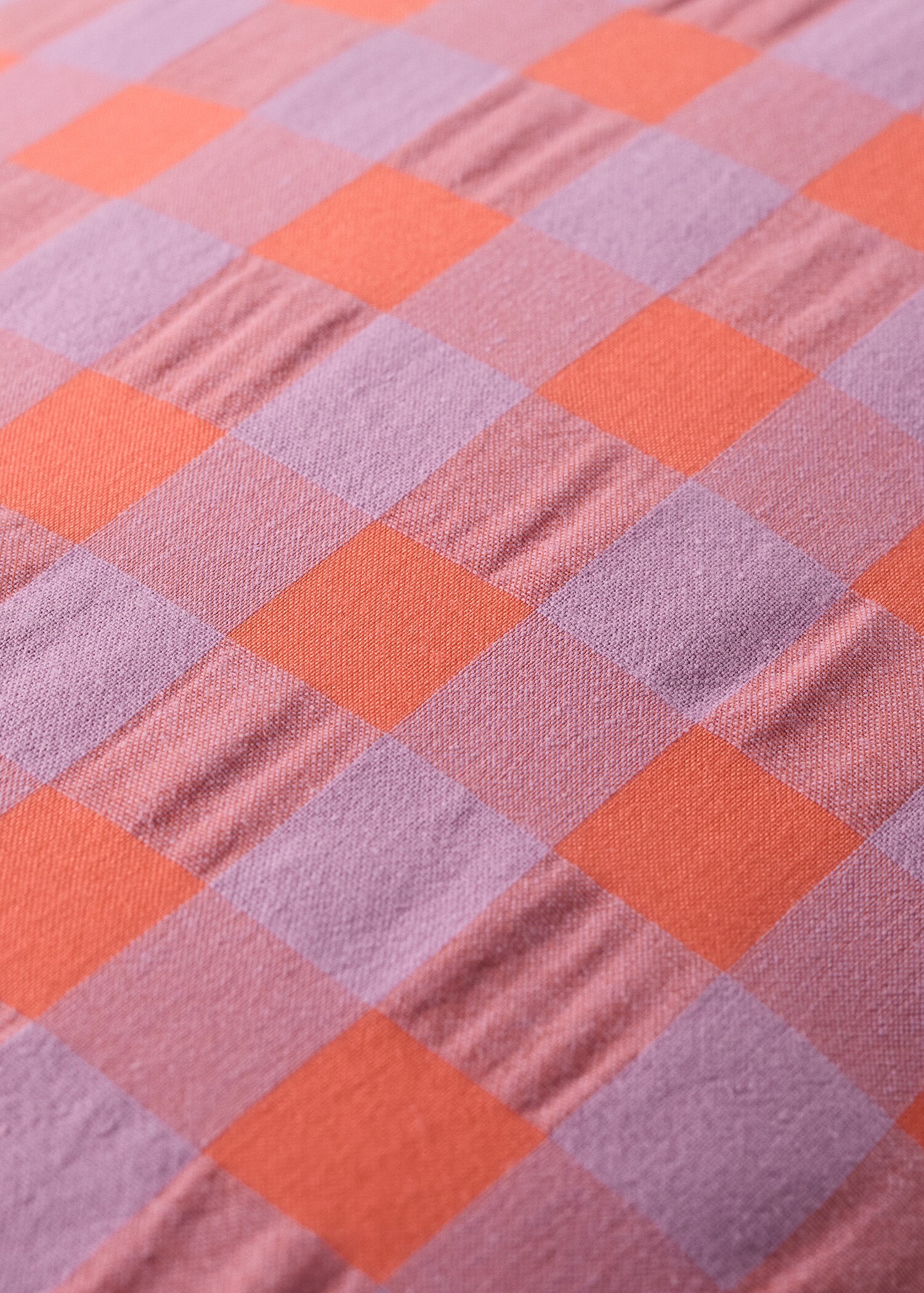 Children's check cushion cover 30x50 cm - Details of the article 3
