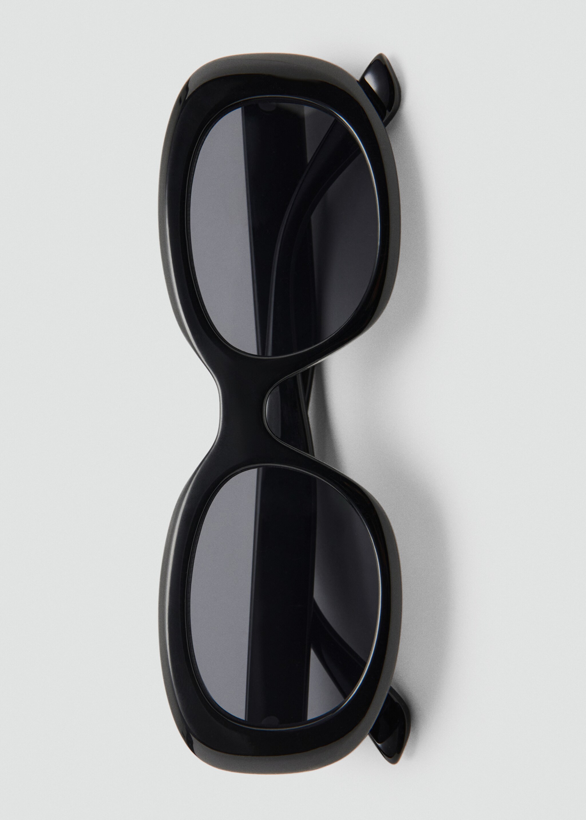 Zonnebril met acetaat montuur - Detail van het artikel 2, Zwart. Ref: 27034406-00.