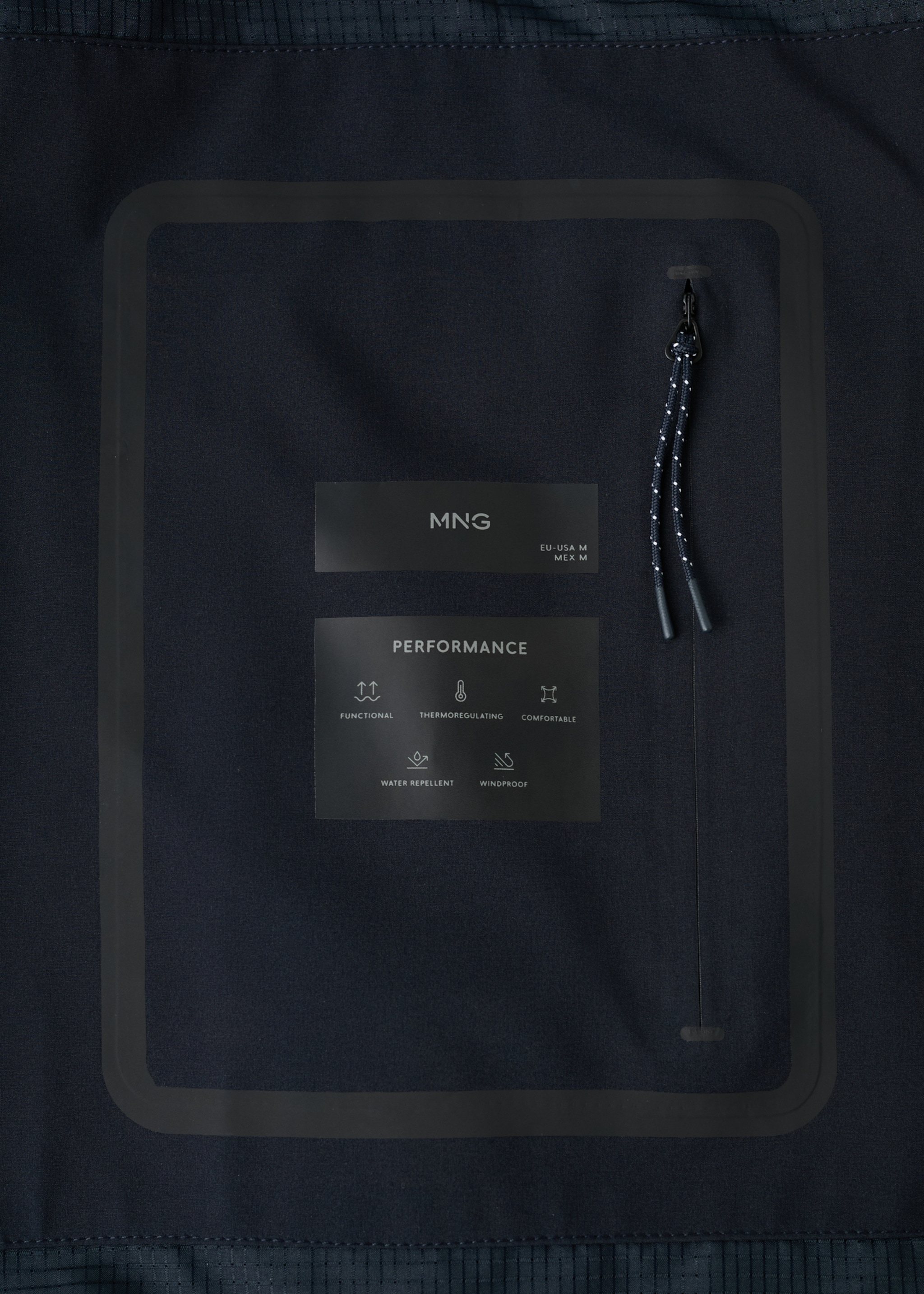 Veste résistante à l’eau poches - Détail de l'article 0, Bleu marine. Ref: 27034407-00.