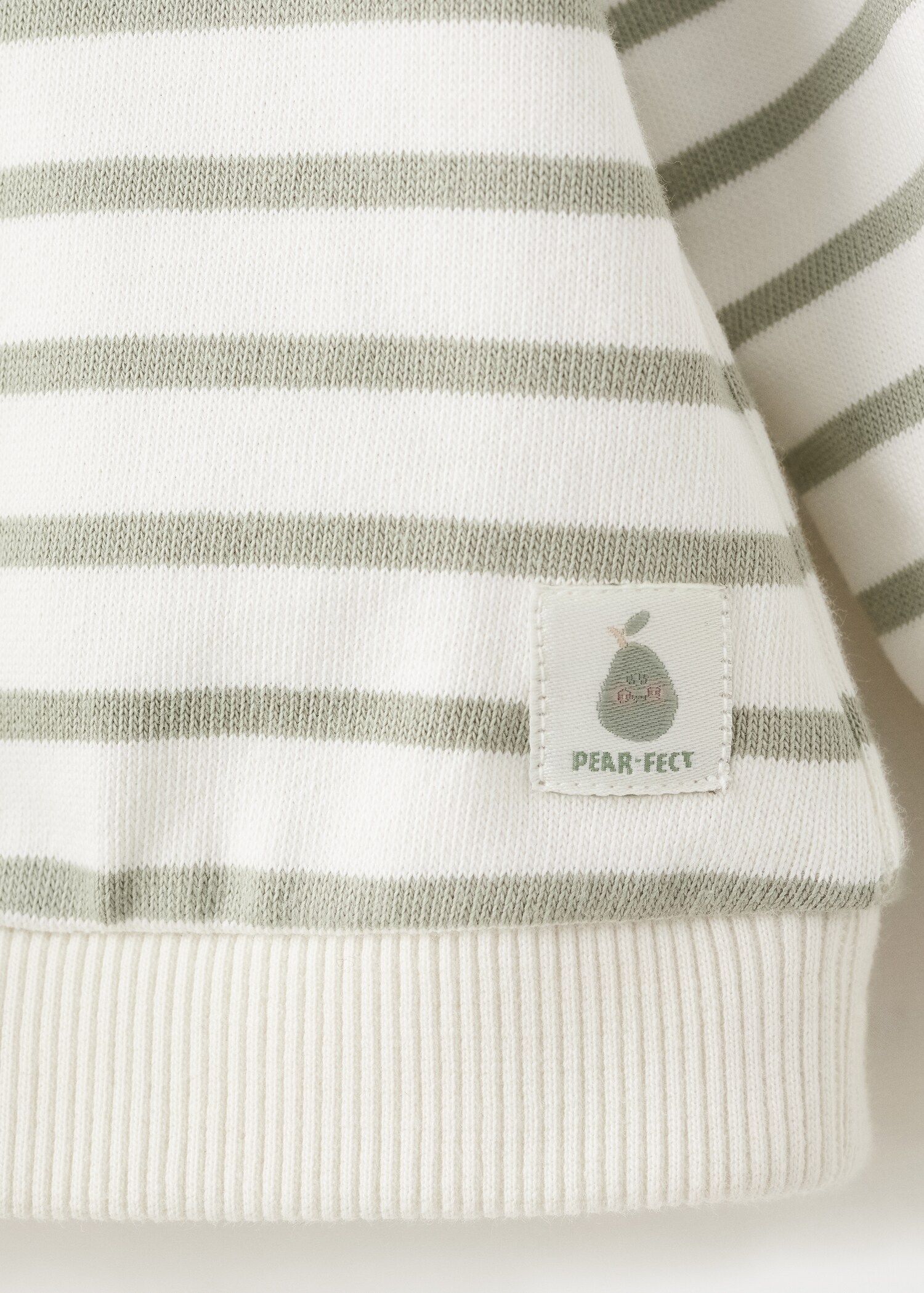 Striped cotton-blend sweatshirt - Details of the article 8