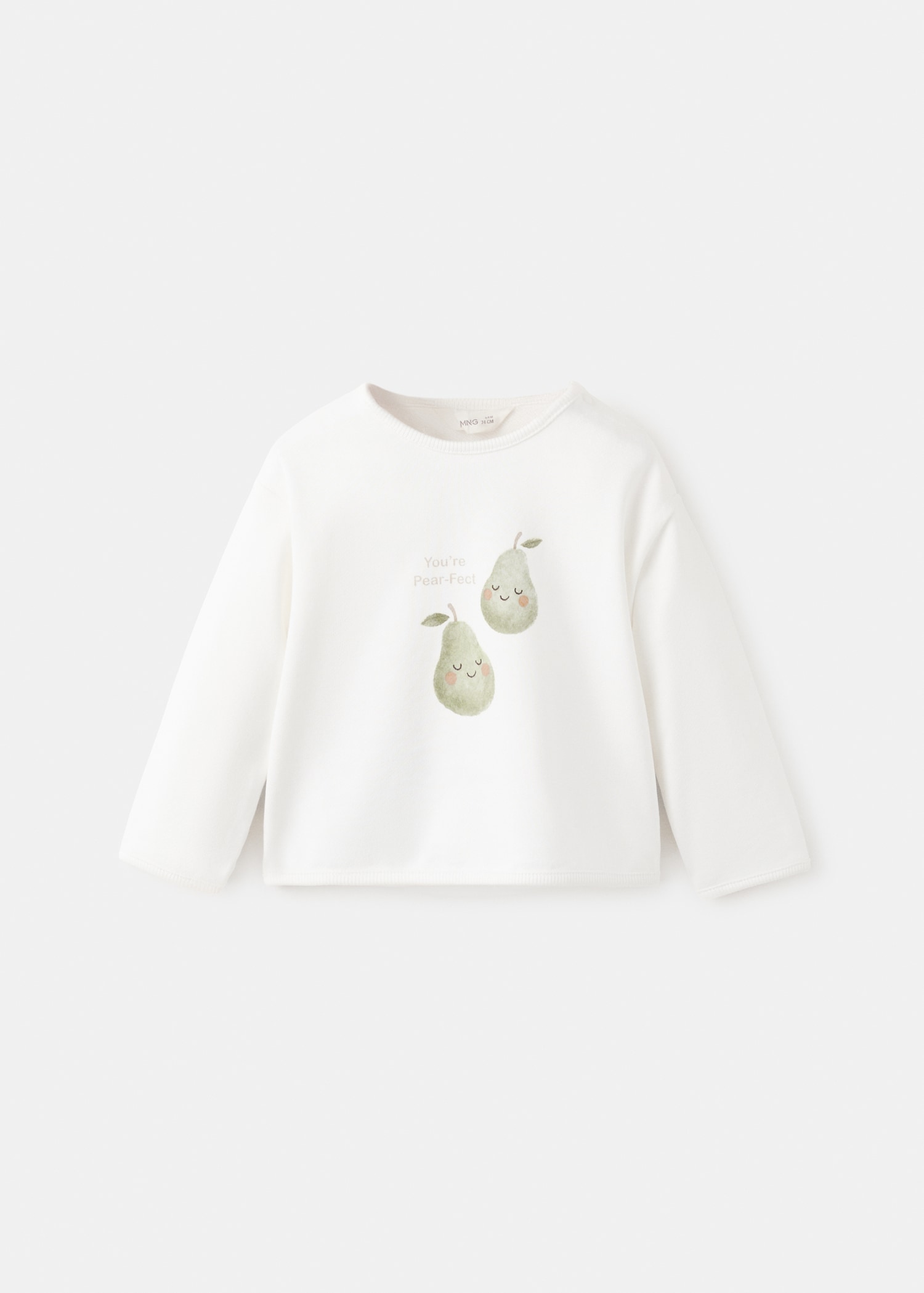 Printed cotton sweatshirt - Article without model