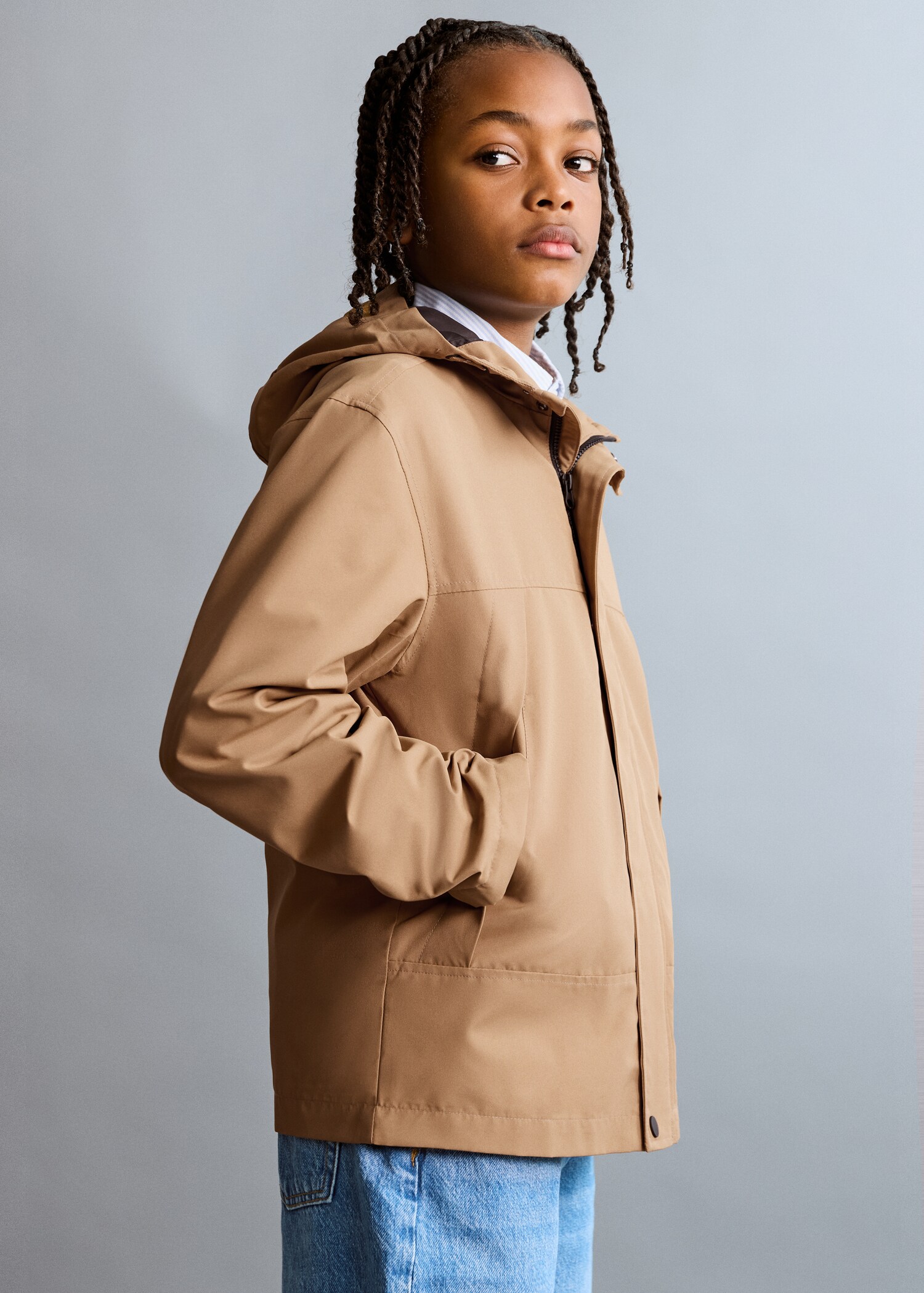 Parka capuche - Plan moyen