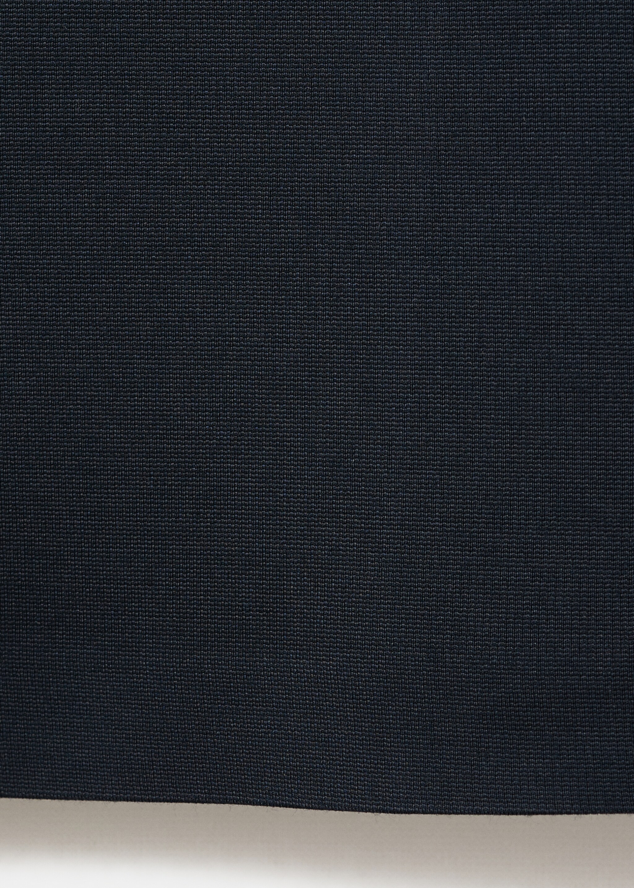 Slim Fit-T-Shirt aus Komfort-Stretchgewebe - Detail des Artikels 0, Marineblau. Ref: 27034426-00.