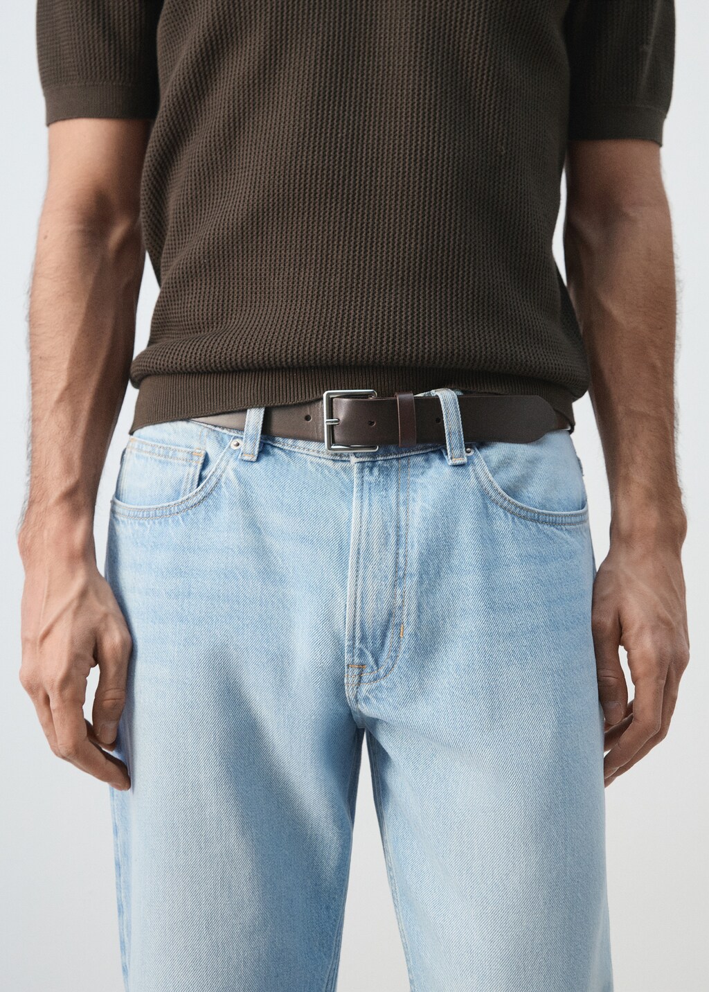 Sammy cropped carrot-fit jeans - Men | MANGO USA