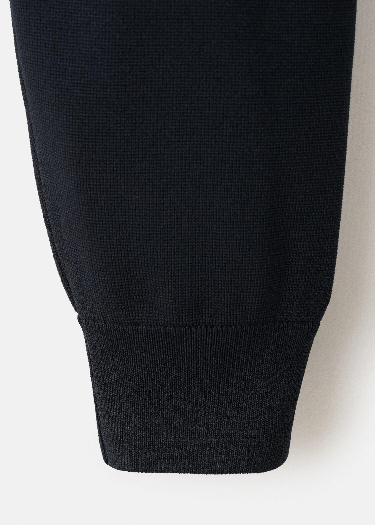 Combined bomber jacket in knit - Details of the article 0