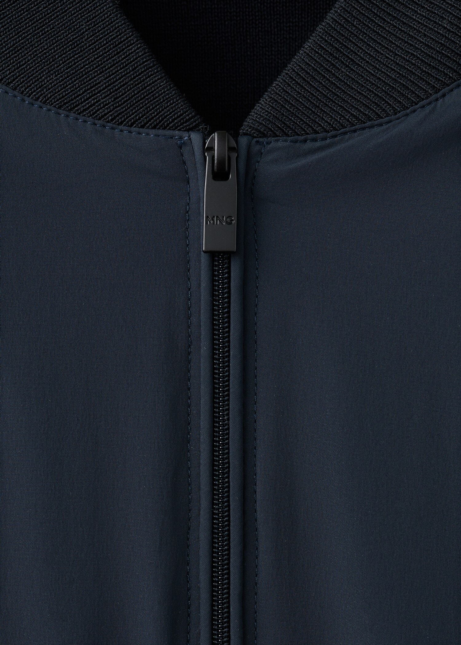 Combined bomber jacket in knit - Details of the article 8