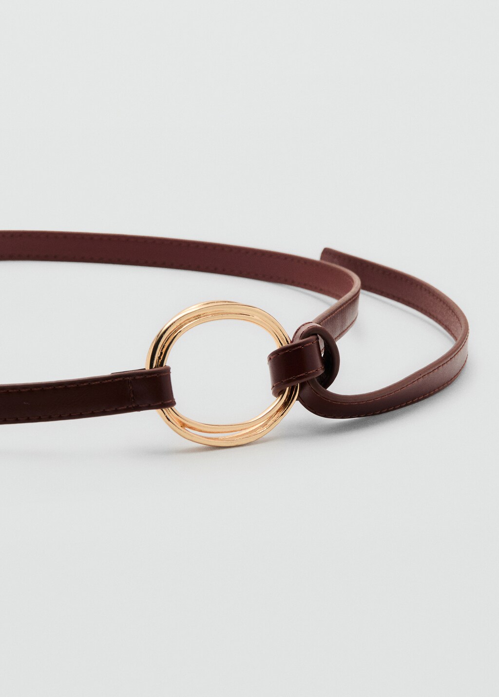 Thin belt with maxi-buckle - image 3