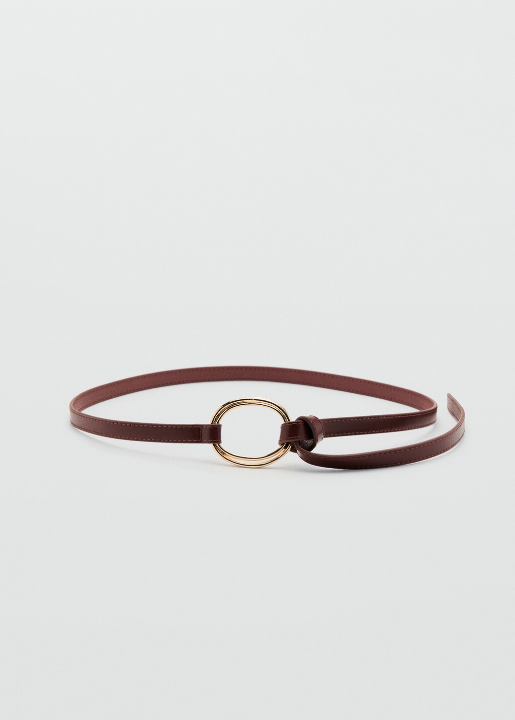 Thin belt with maxi-buckle - image 2