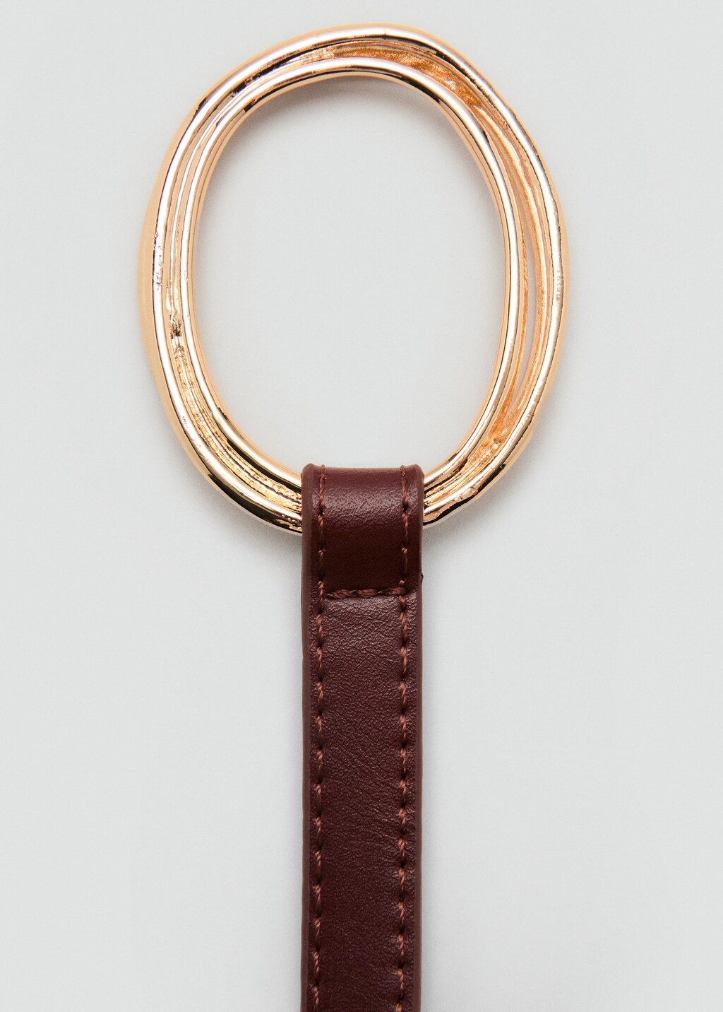 Thin belt with maxi-buckle - image 4