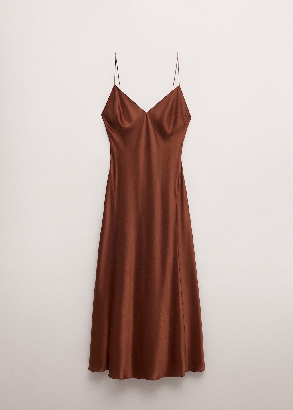 Satin silk blend dress - image 5