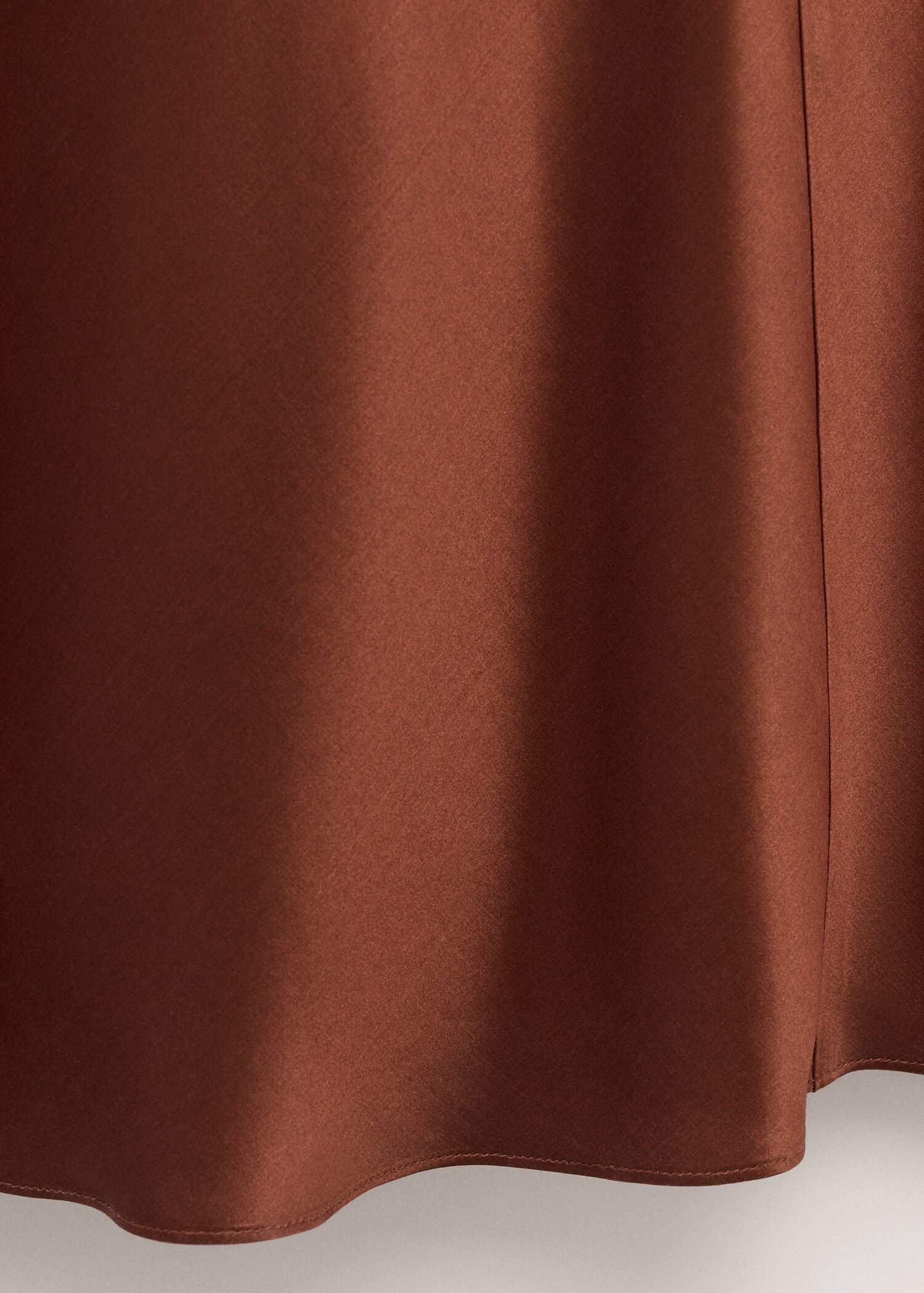 Robe en mélange de soie satinée - Détail de l'article 0