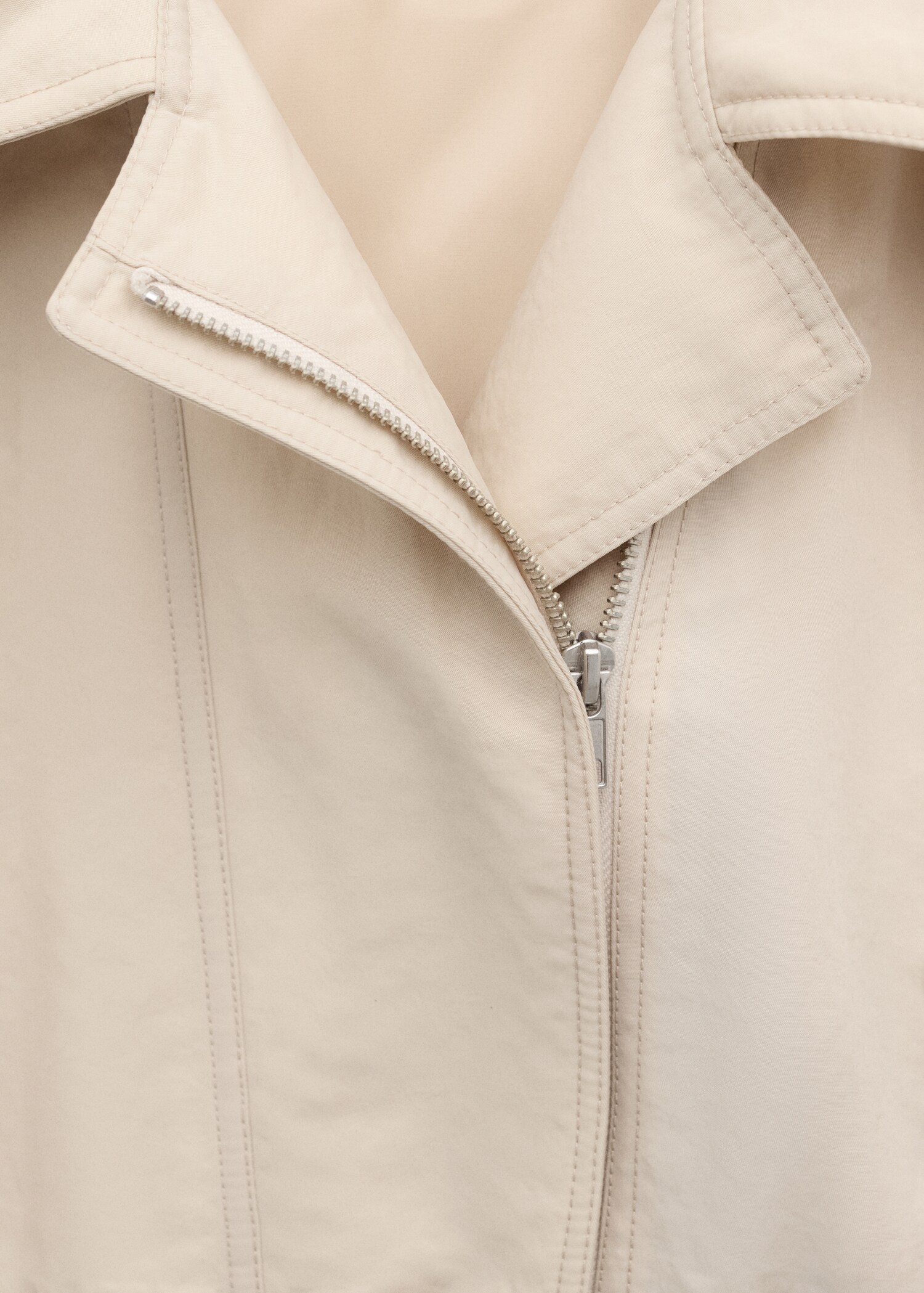 Oversized jacket with gathered waist - Details of the article 8