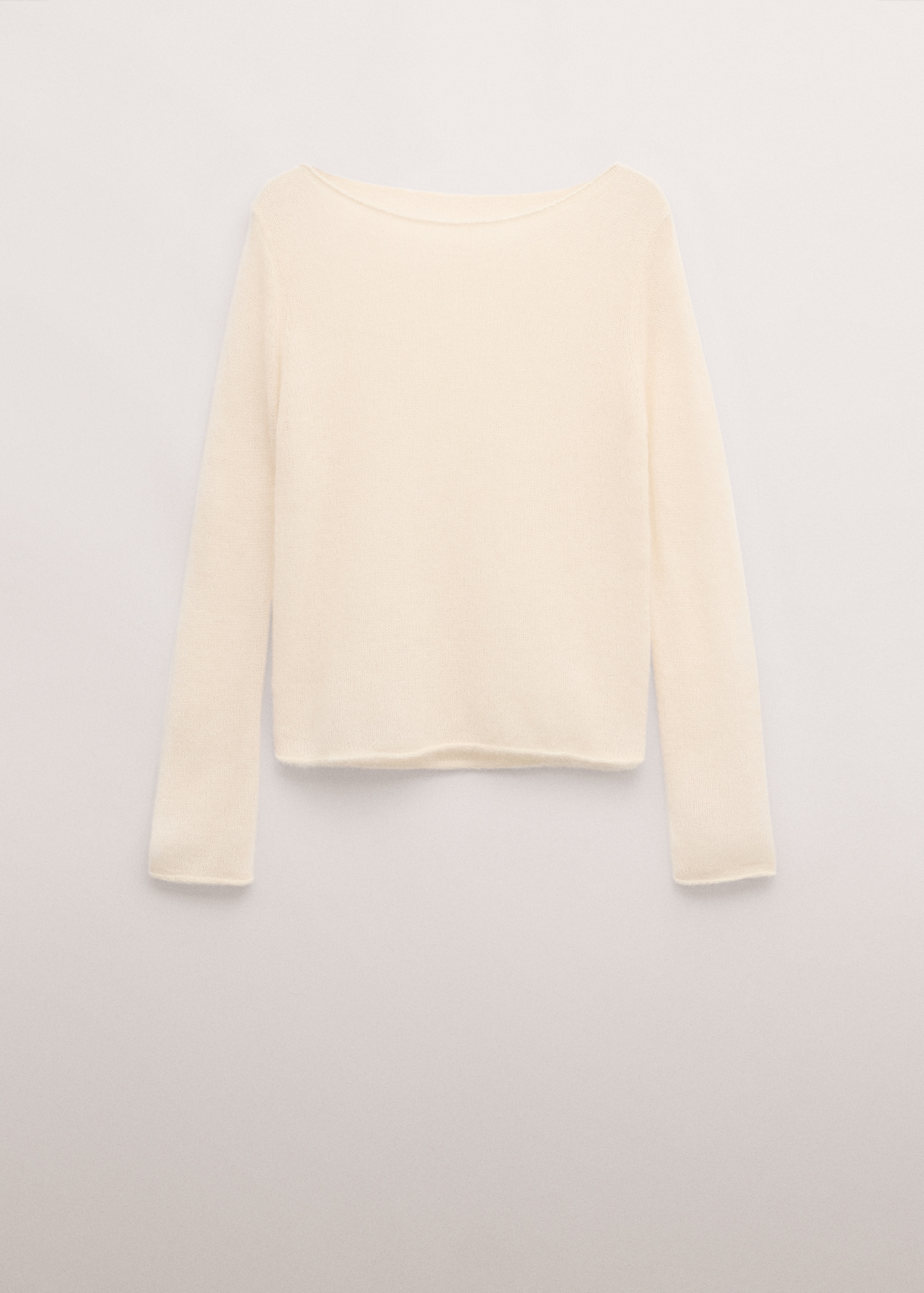 Semi-transparent alpaca sweater - Article without model