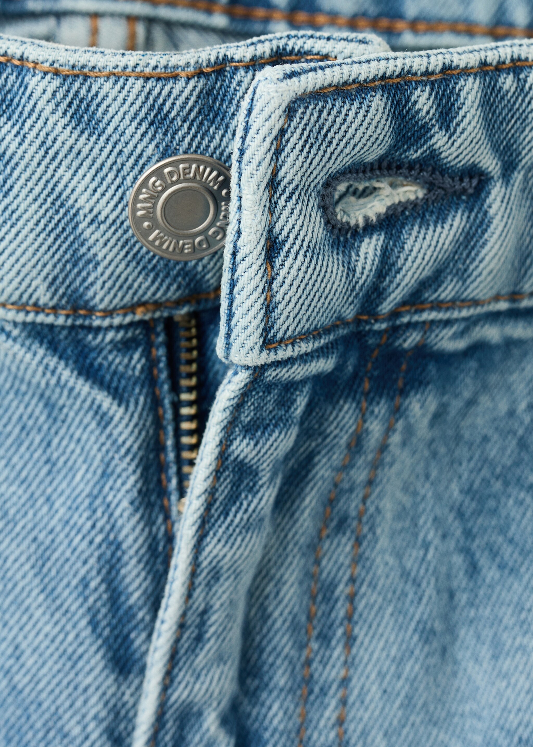Bob regular-fit jeans - Details of the article 8, Medium Blue. Ref: 27034449-00.