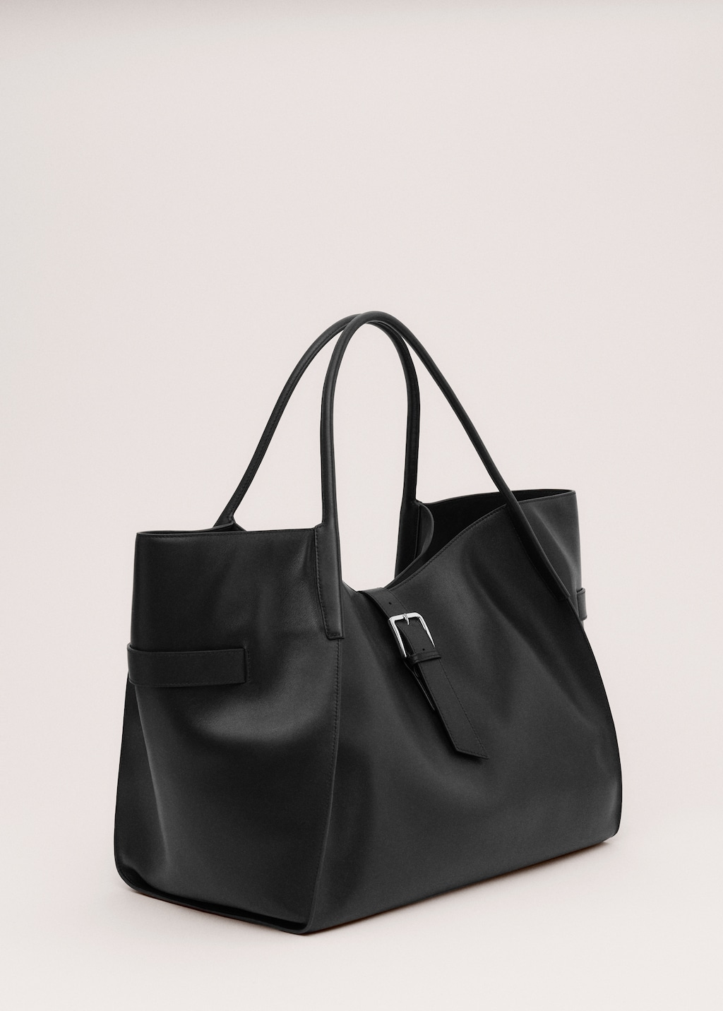 Leather maxi shopper bag - image 3