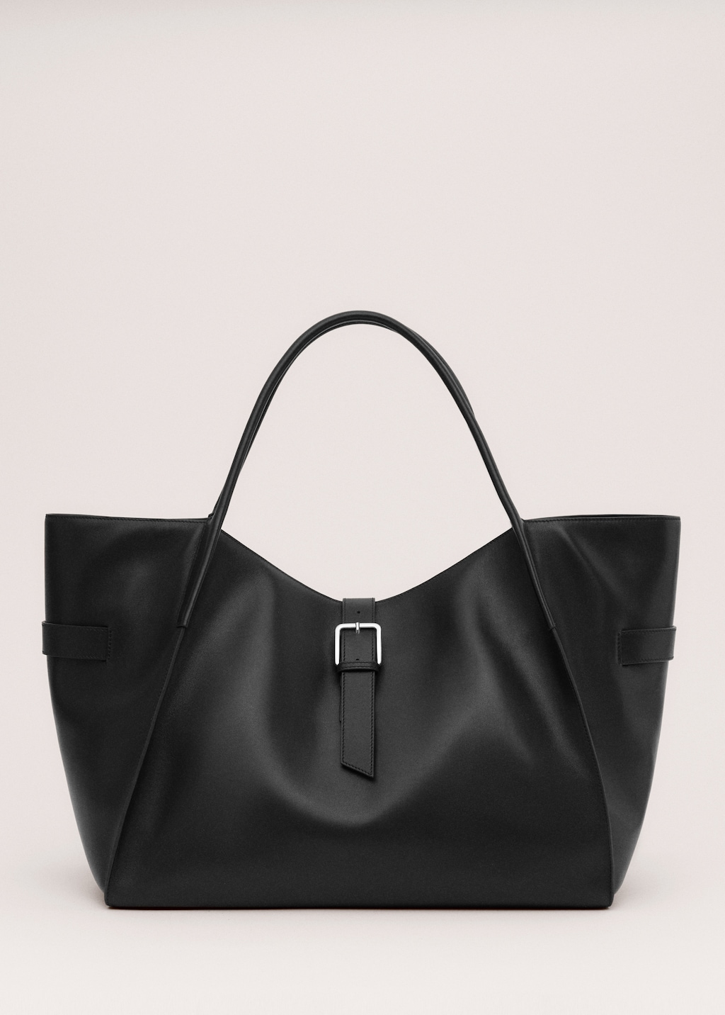 Leather maxi shopper bag - image 2