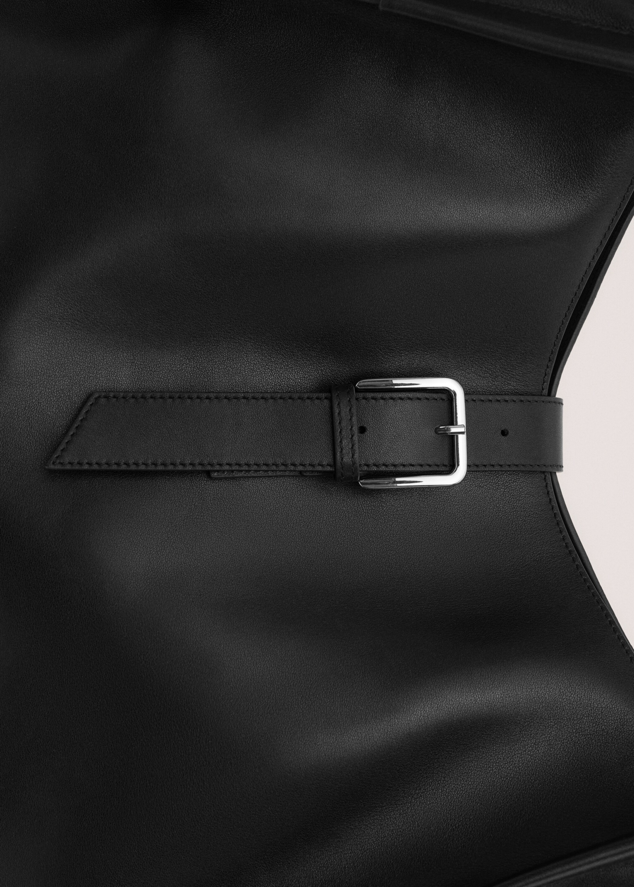 Maxi sac cabas en cuir - Détail de l'article 2, Noir. Ref: 27034450-00.