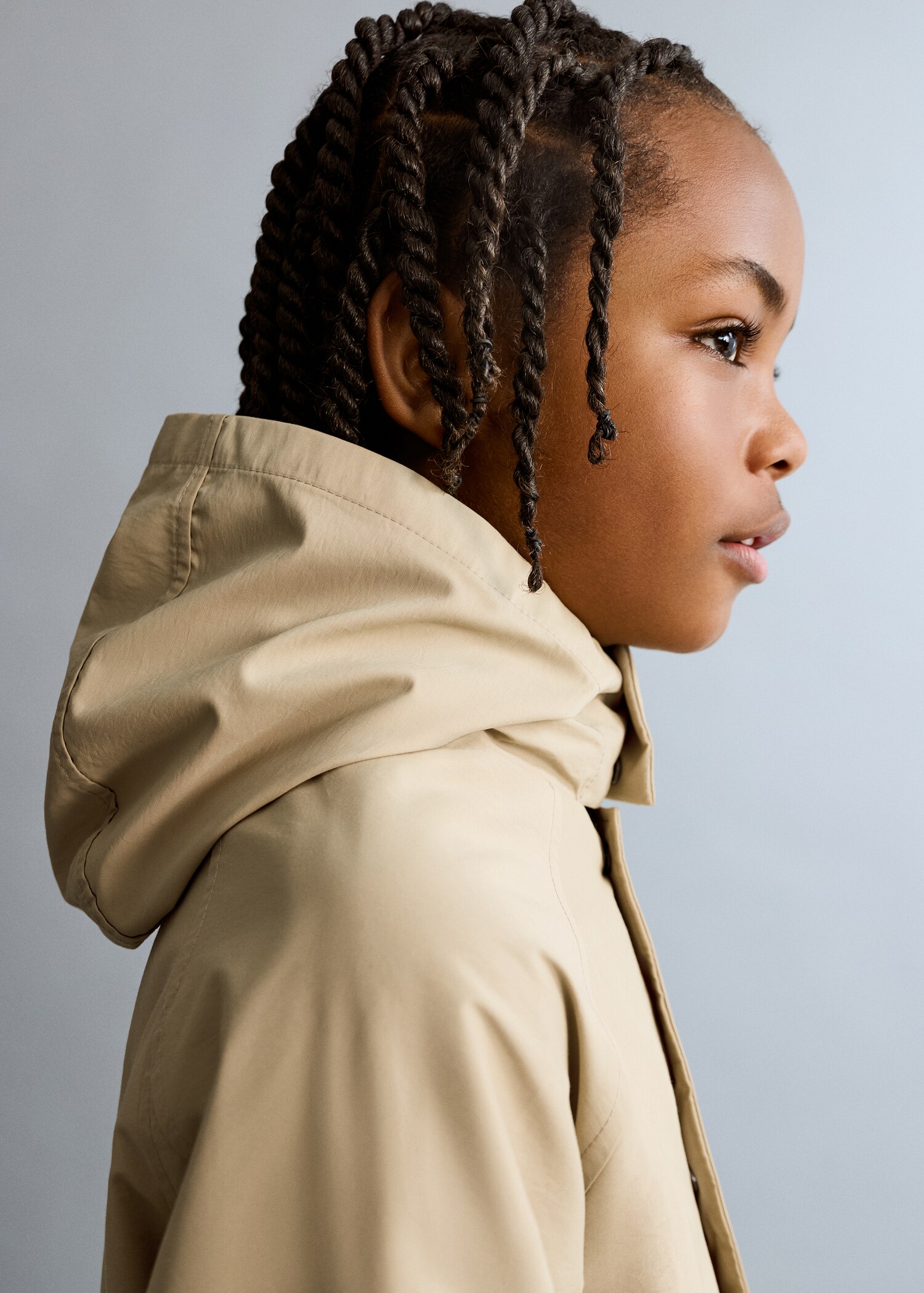 Hooded parka with pocket detailing - Details of the article 1