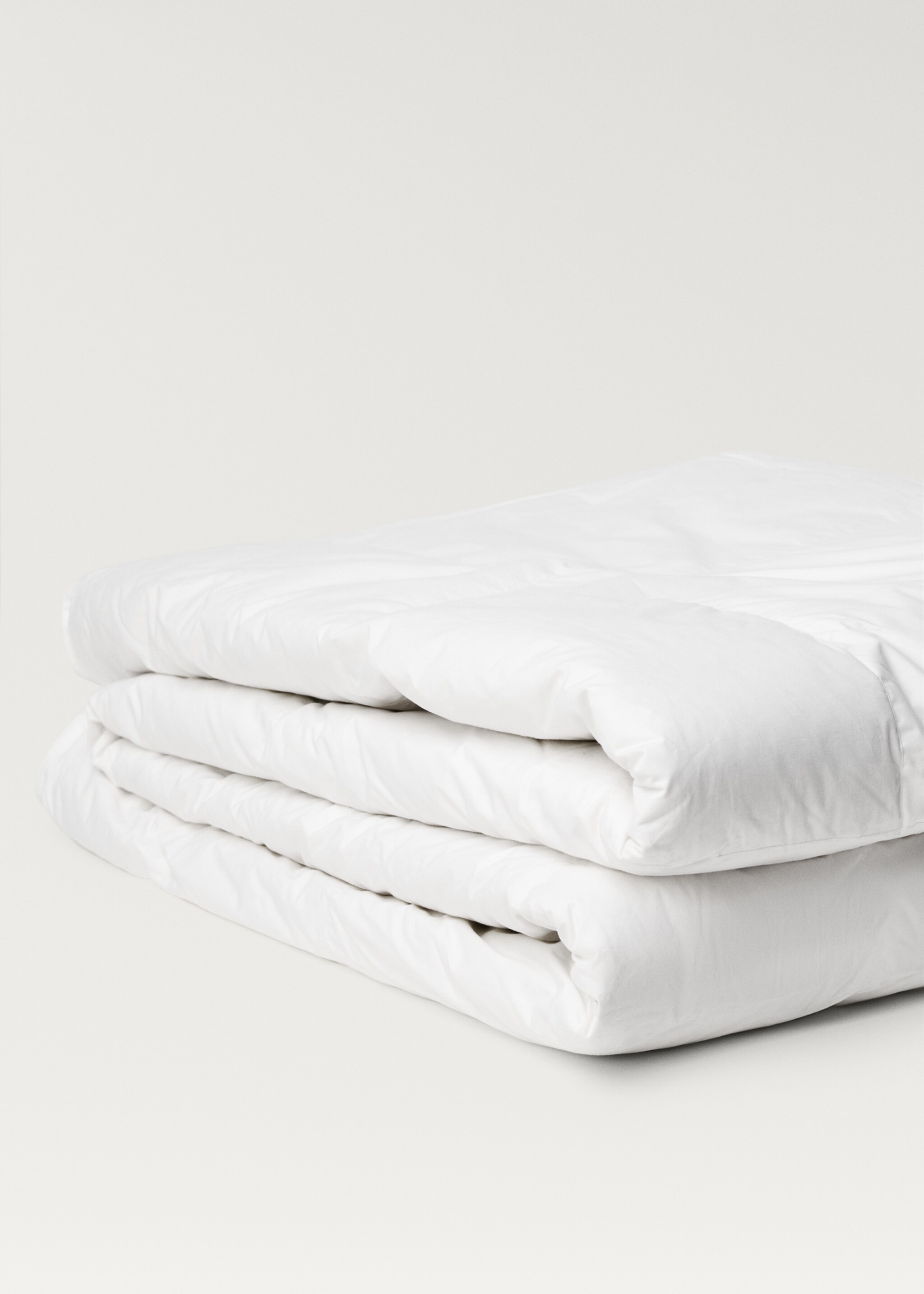 Down feather down duvet filling for 150/160 cm bed - Medium plane, White. Ref: 27034770-00.