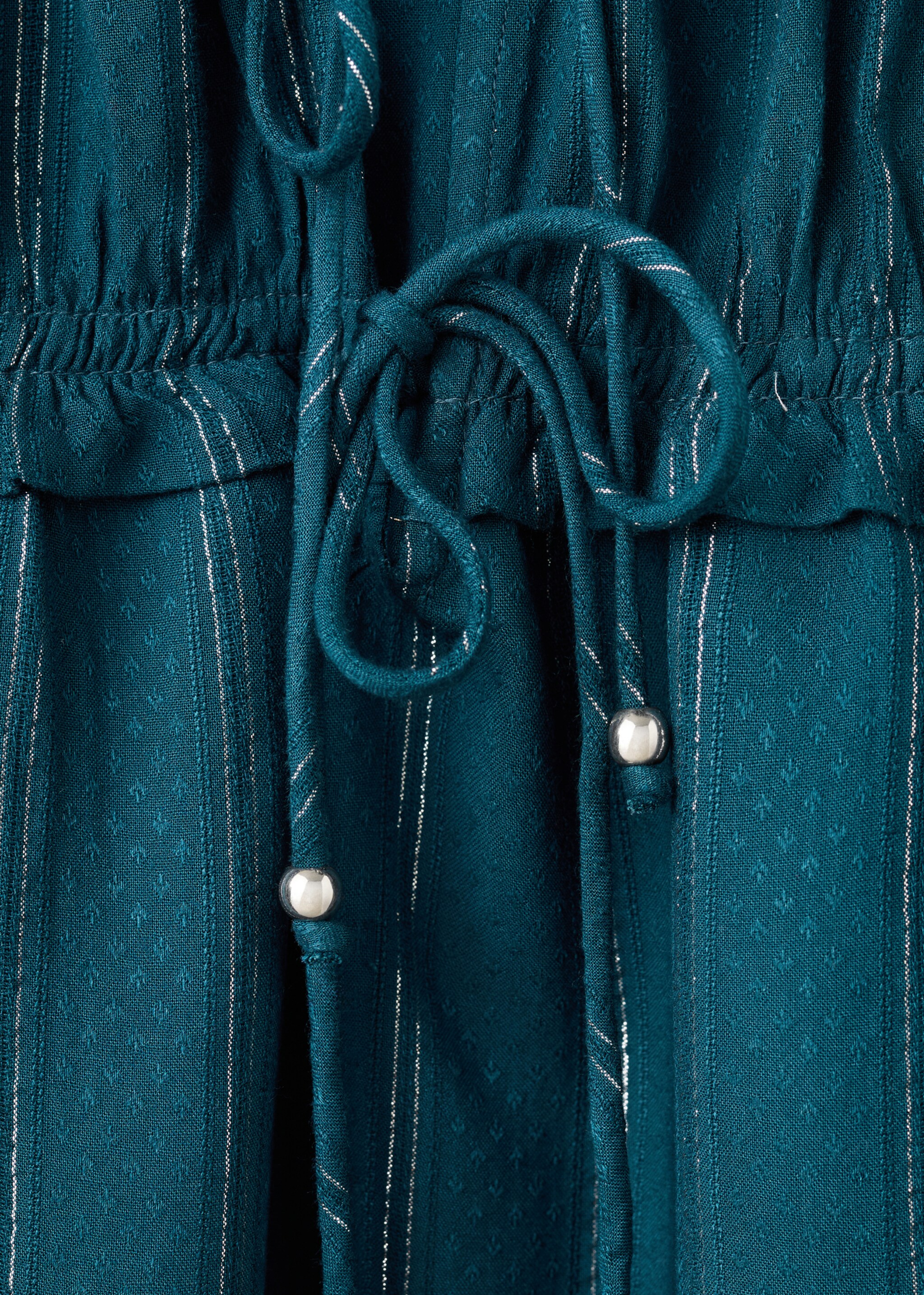 Blusa lúrex lazos - Detalle del artículo 0, Azul petróleo. Ref: 27034772-00.