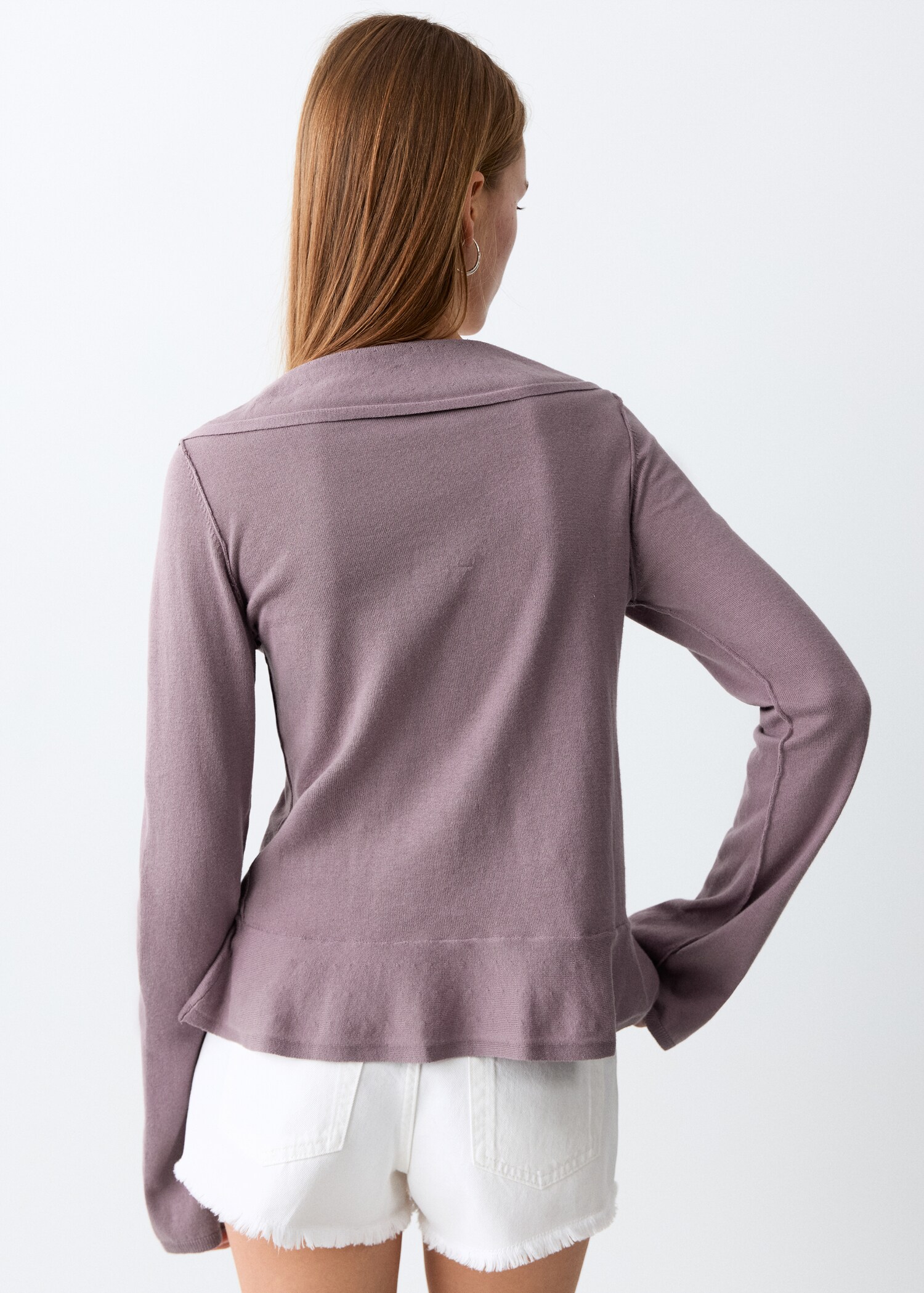 Cardigan à volants - Verso de l’article