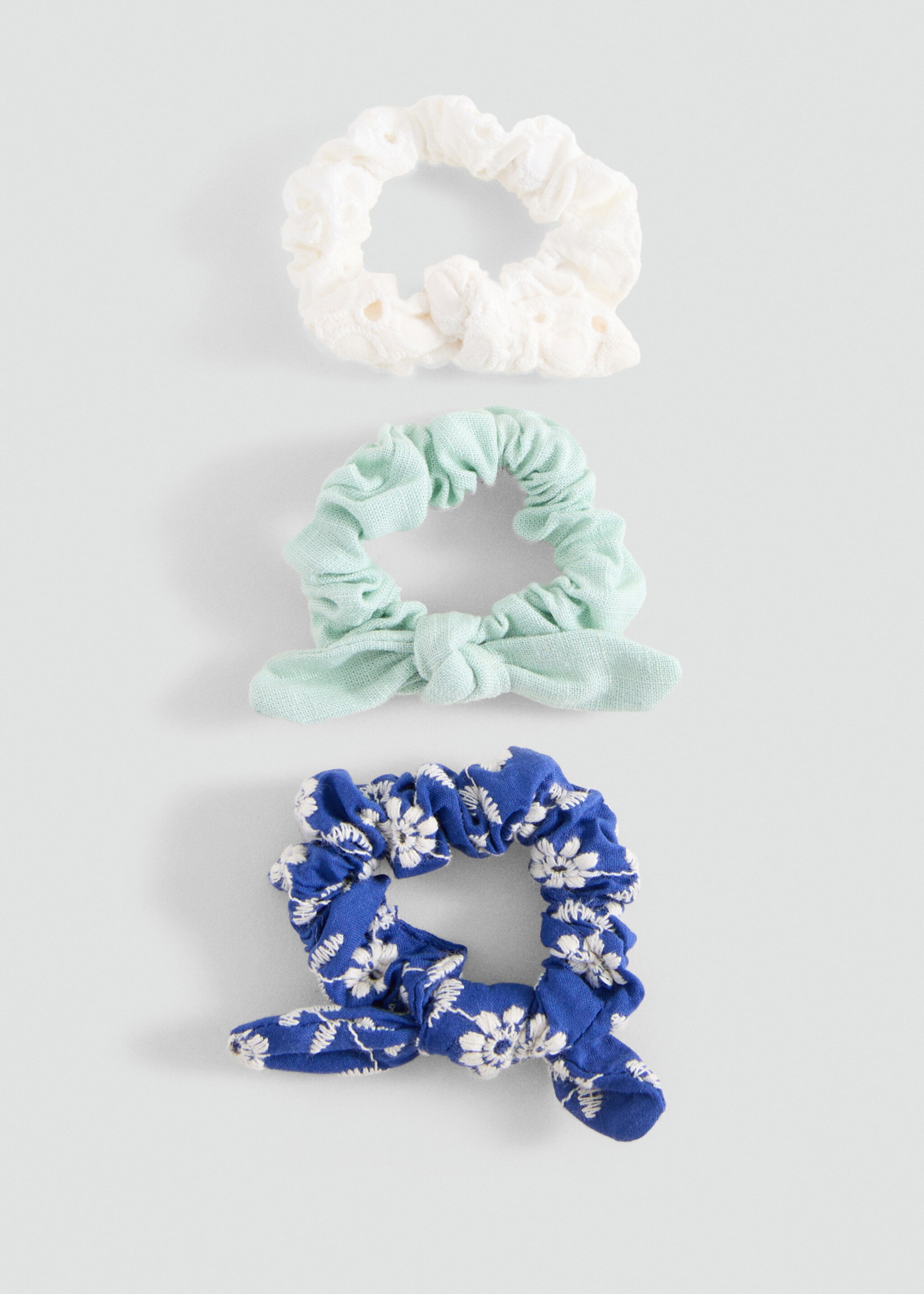 Scrunchies 3 pack - Article without model, White. Ref: 27034782-00.