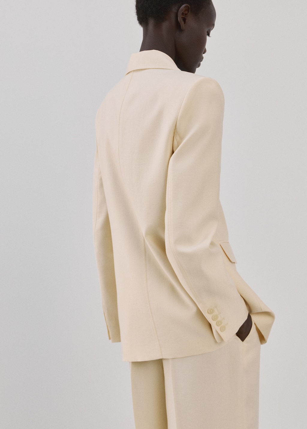 Lyocell suit blazer - image 5