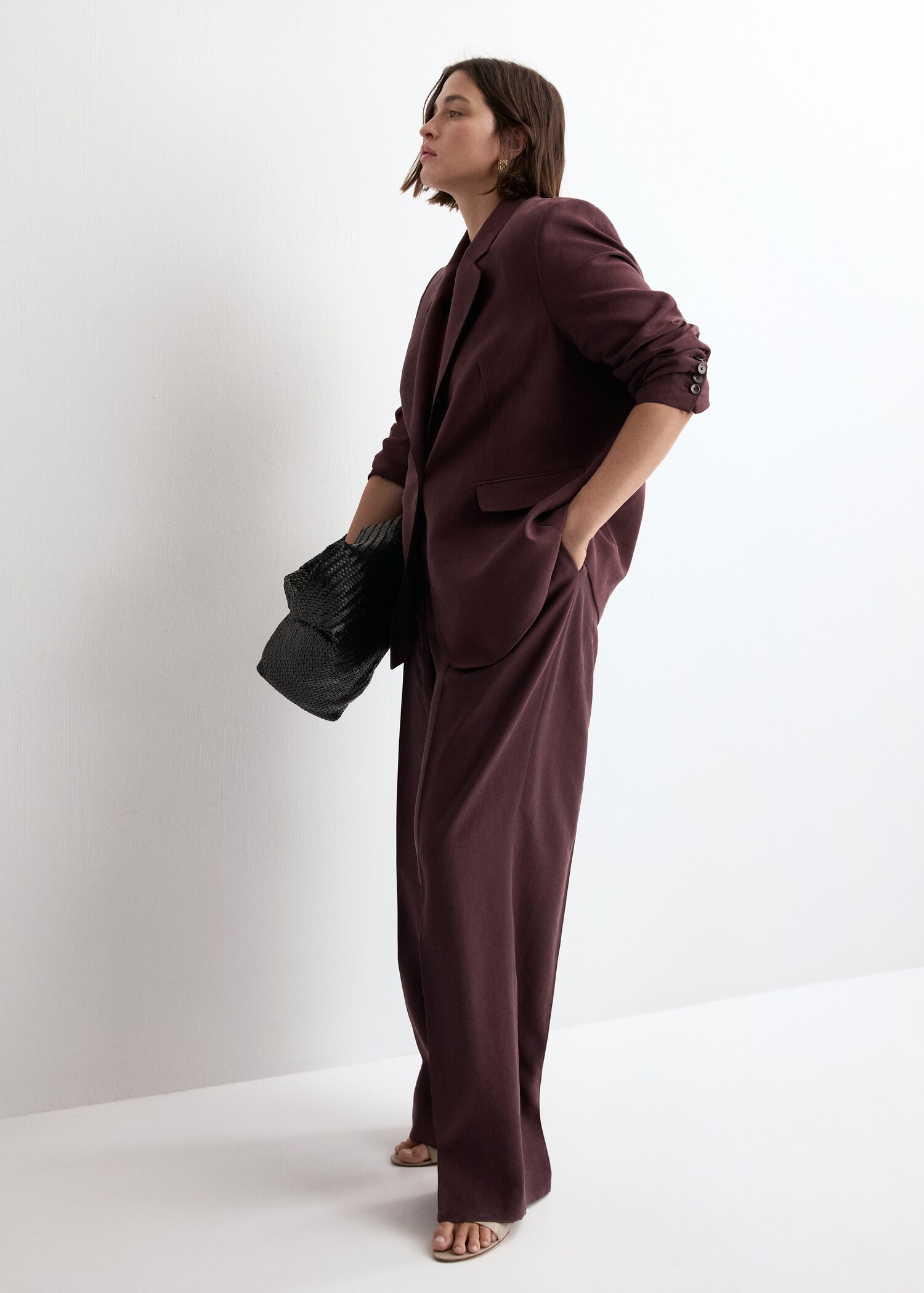 Lyocell suit blazer - Details of the article 3