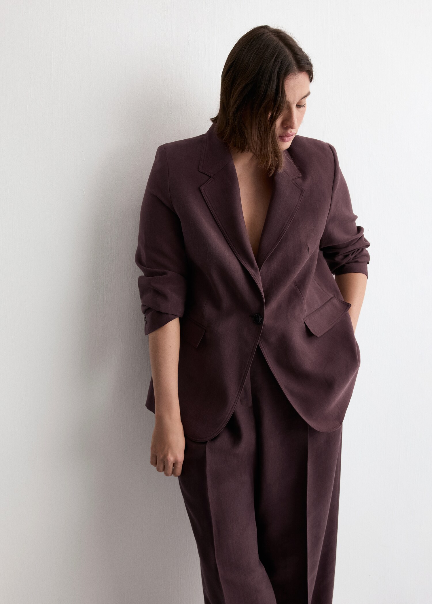 Lyocell suit blazer - Details of the article 5