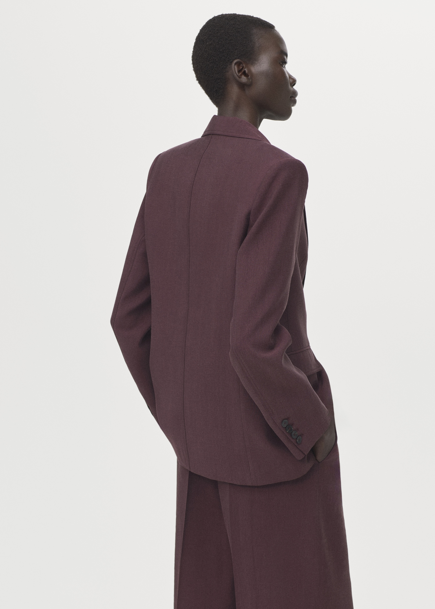 Blazer costume Lyocell - Verso de l’article