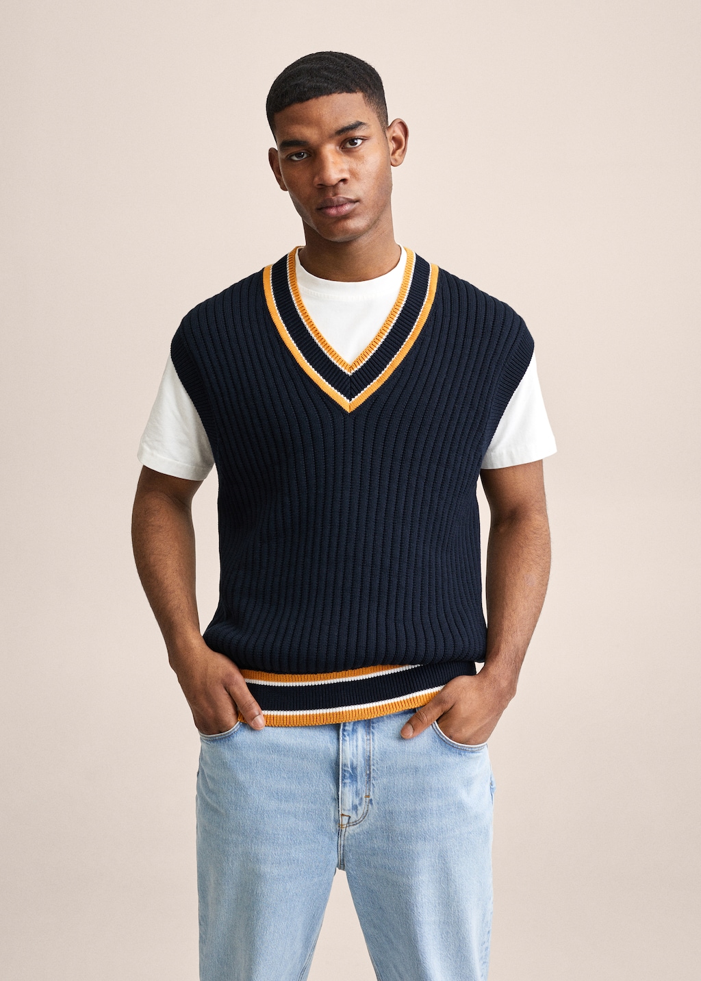Gilet homme coton new arrivals
