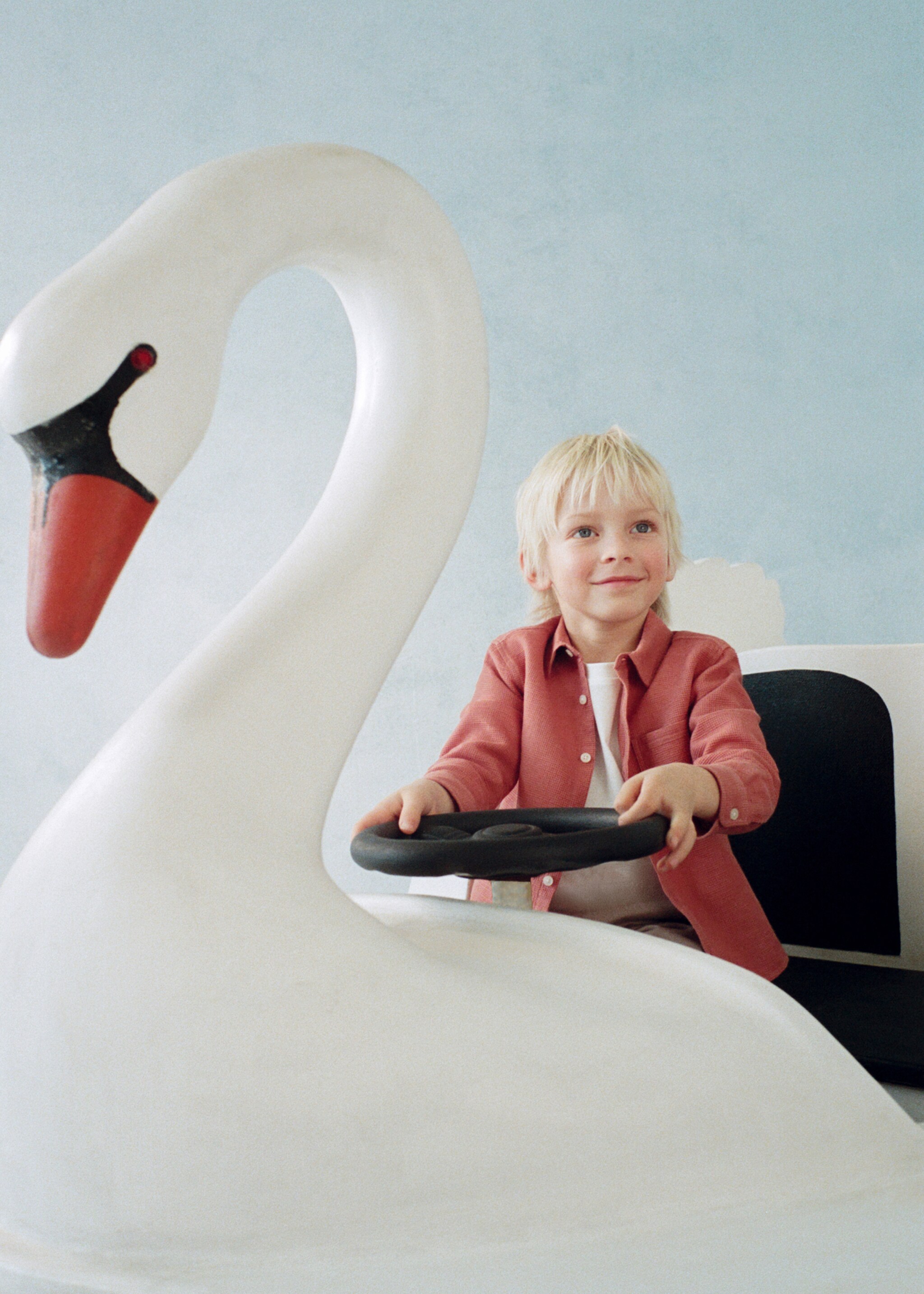 Cotton knit shirt - Details of the article 5, Cherry. Ref: 27035153-00.