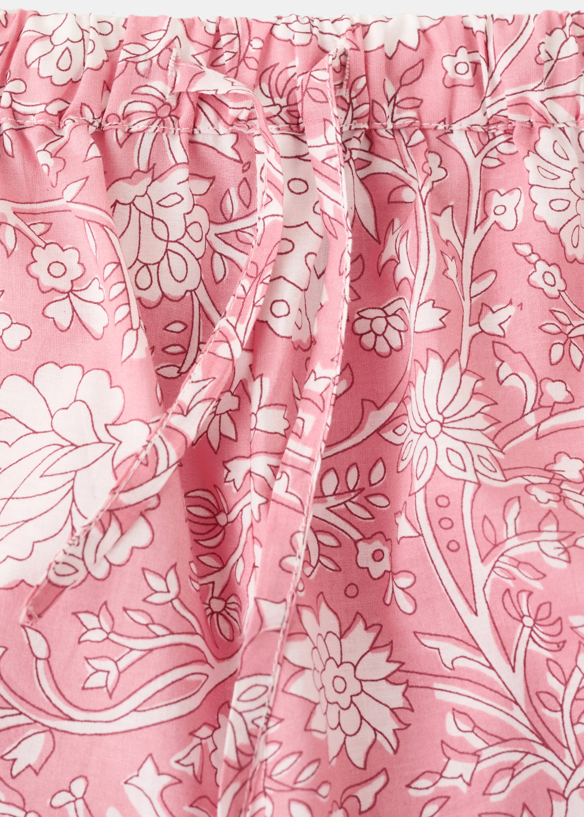 Pijama corto estampado floral - Detalle del artículo 0, Rosa. Ref: 27035811-00.