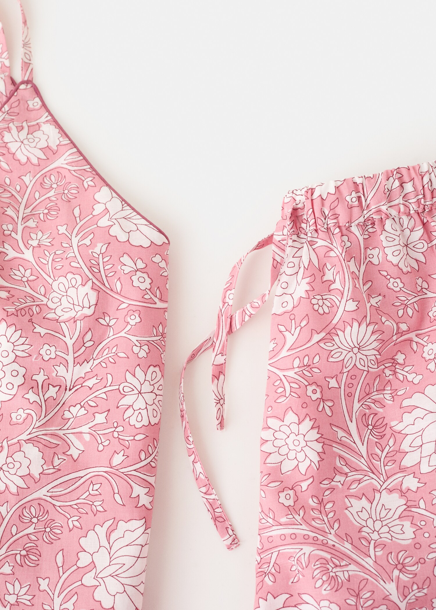Pijama corto estampado floral - Detalle del artículo 8