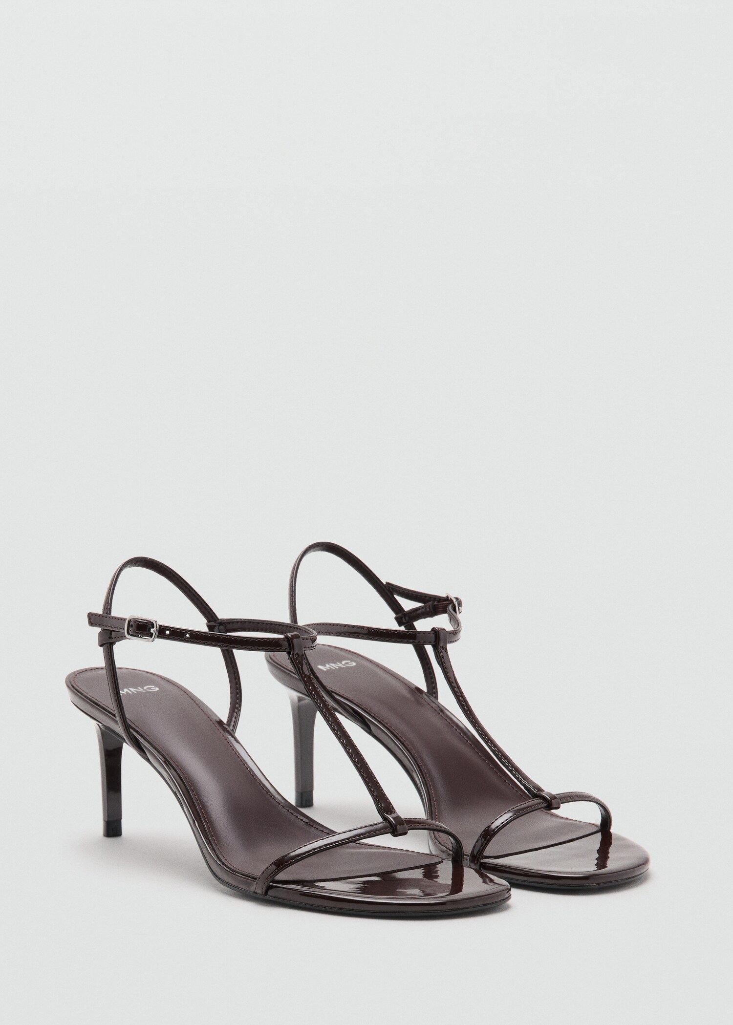 Strappy heeled sandals - Medium plane