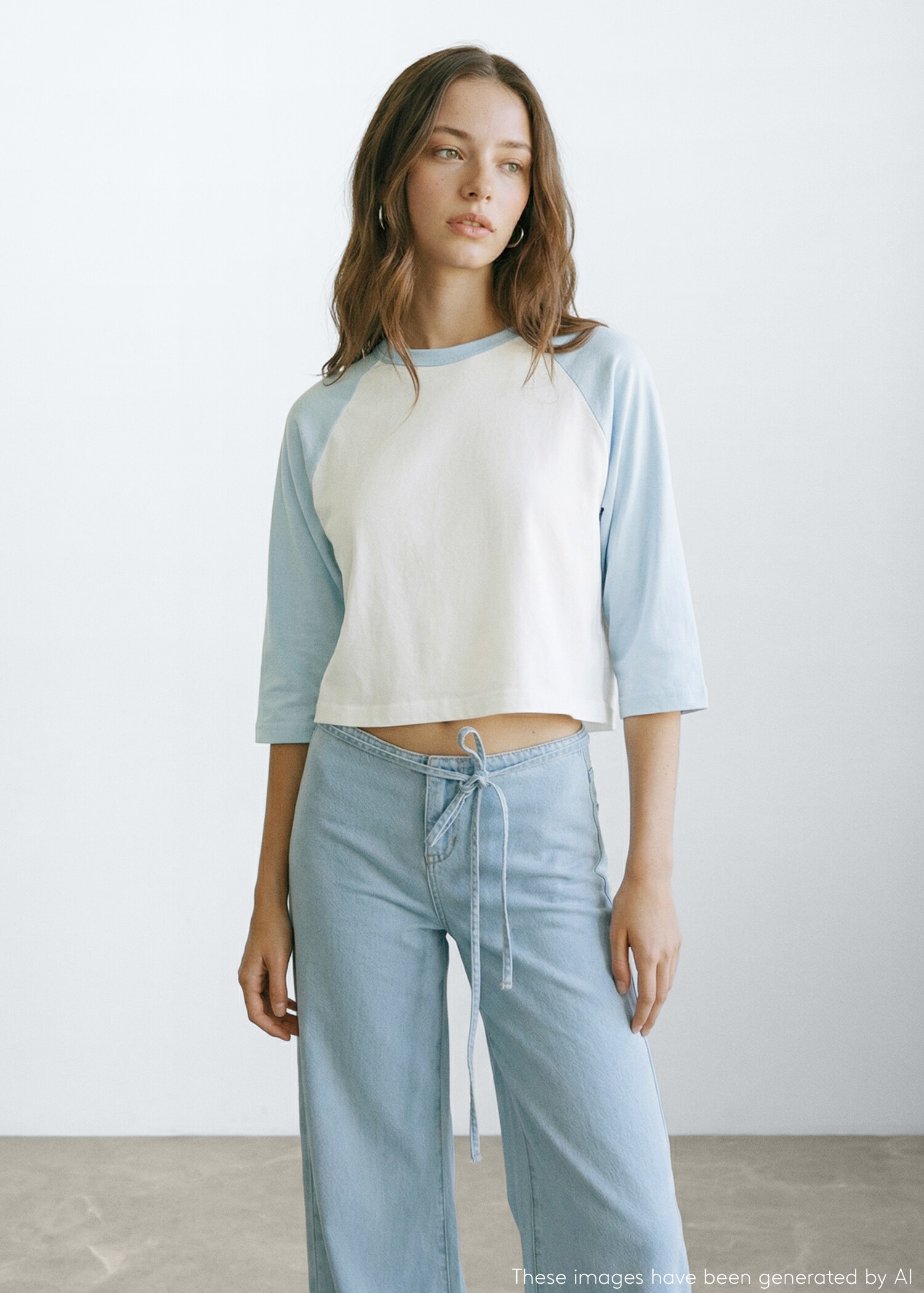 Bicolour T-shirt - Medium plane