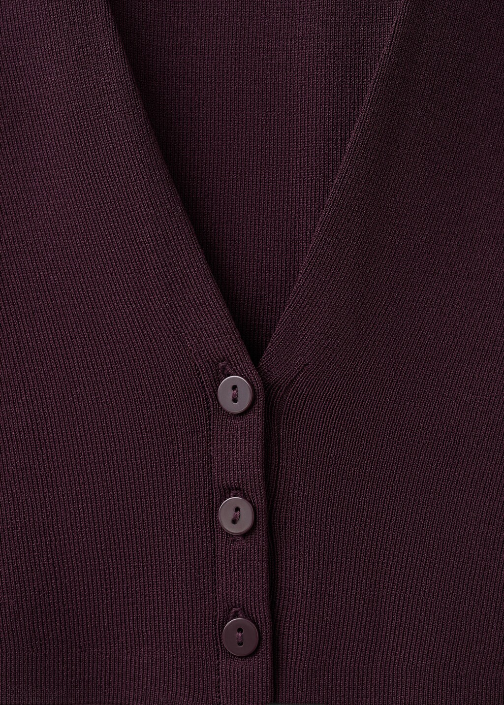 Buttoned knit top - image 4