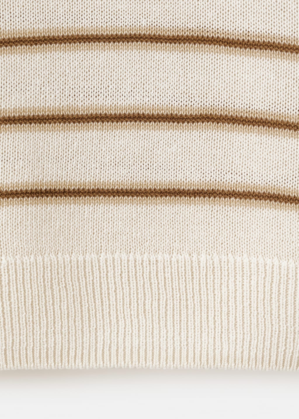 Knitted polo-neck sweater - image 4