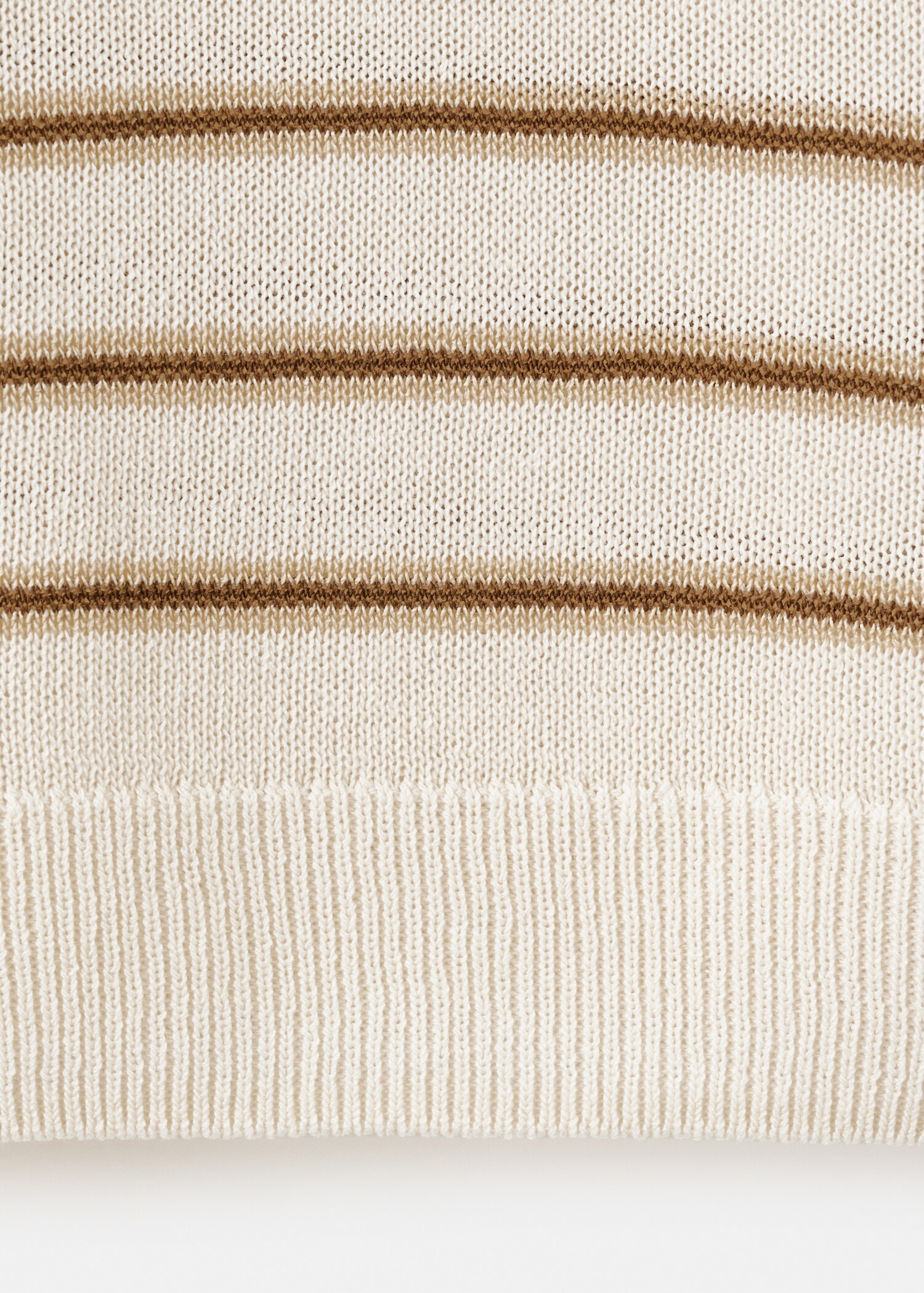 Вязаный джемпер с воротником поло - Деталь изделия 0