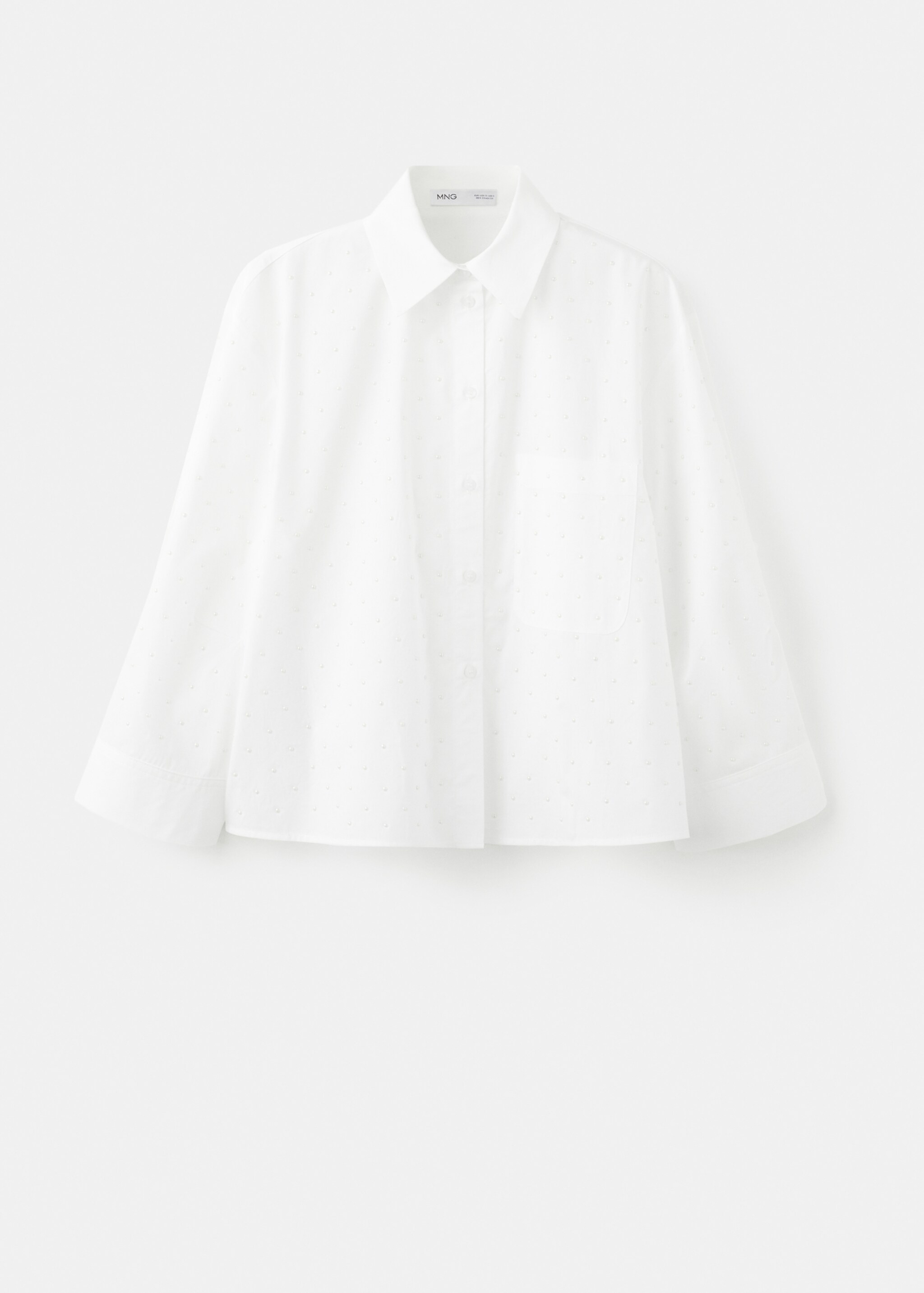 Pearl pocket shirt - Article without model, Off White. Ref: 27035822-00.