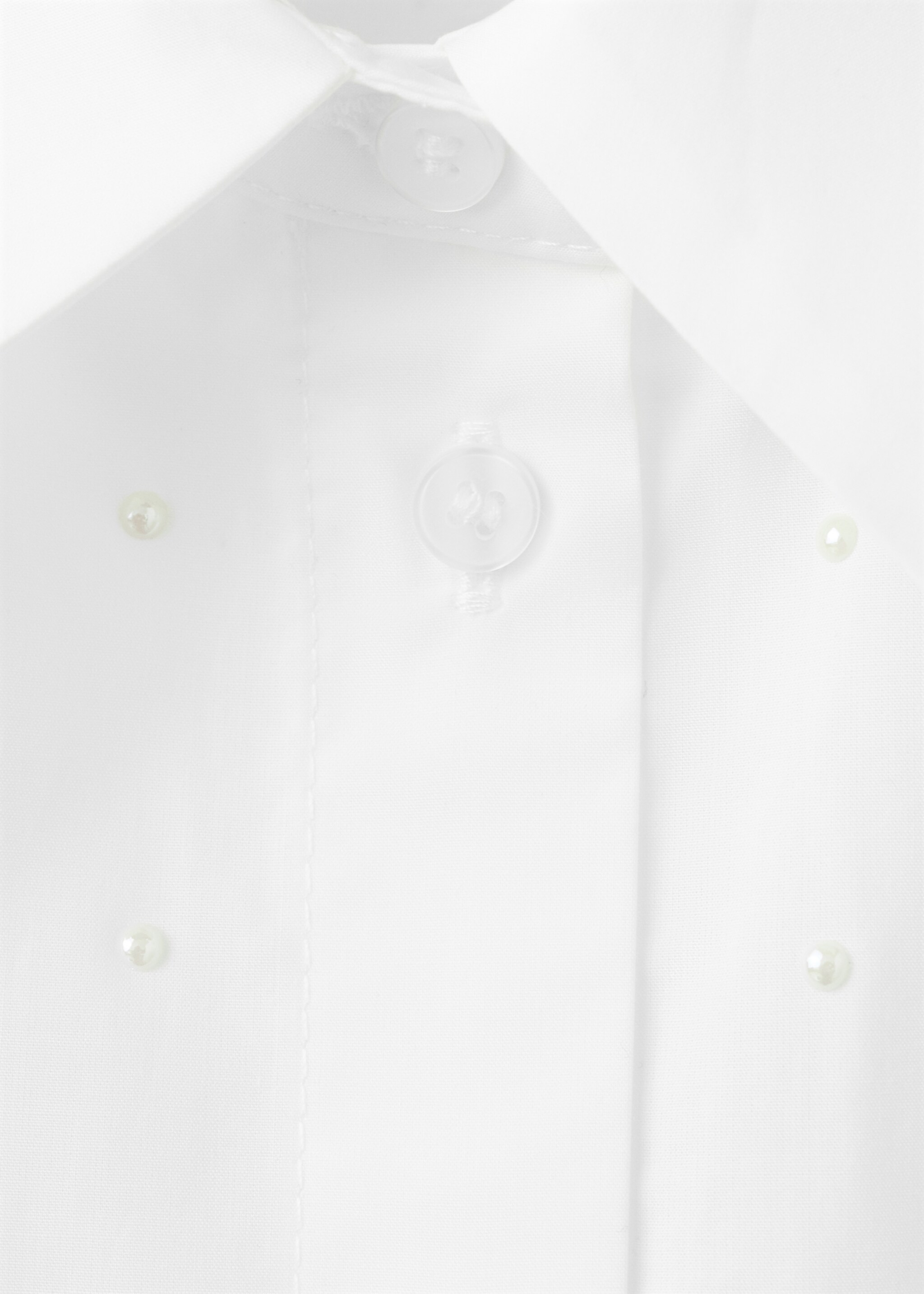 Pearl pocket shirt - Details of the article 8, Off White. Ref: 27035822-00.