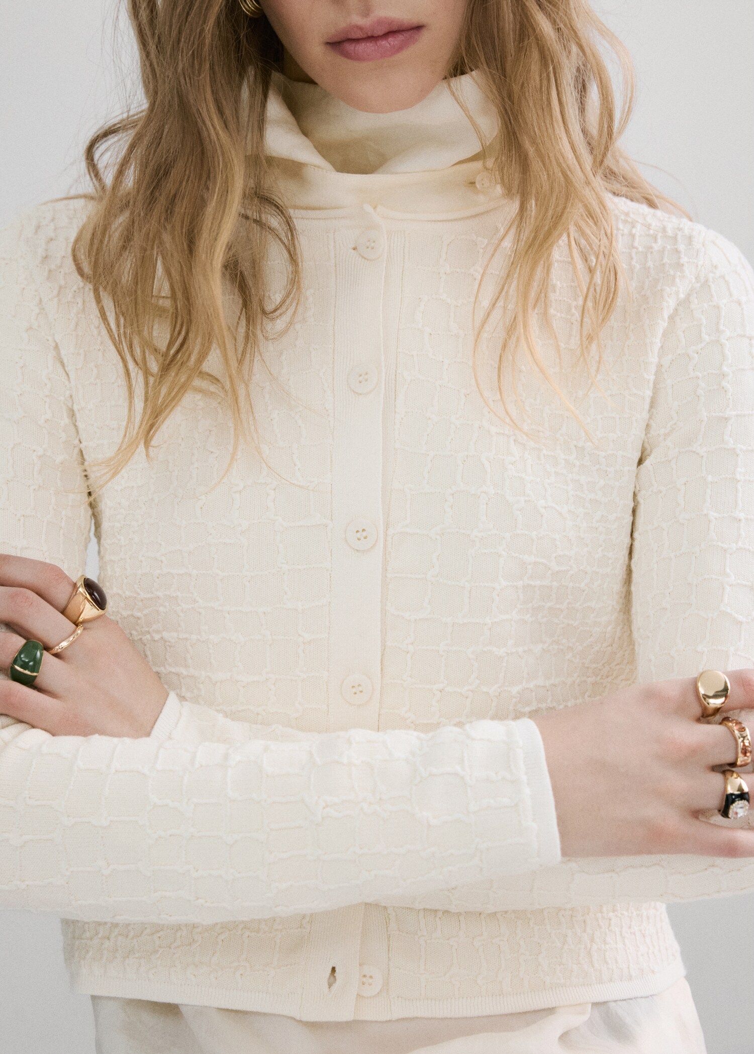 Coco knit cardigan - Medium plane