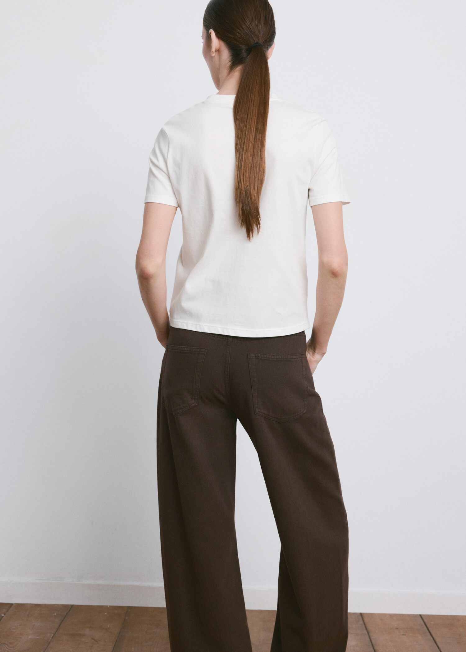 Camiseta algodón bordado - Reverso del artículo