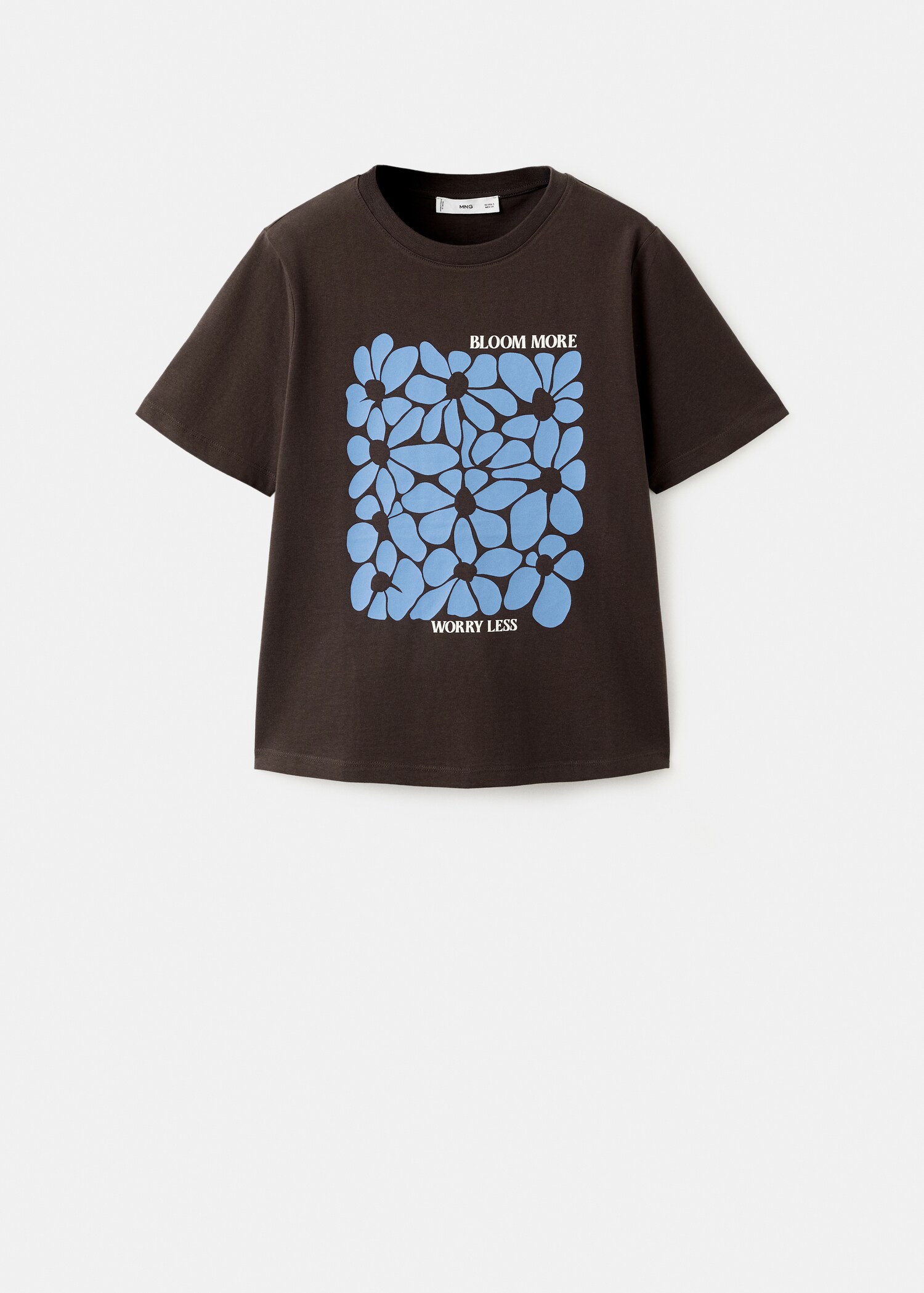 Printed cotton-blend t-shirt - Article without model