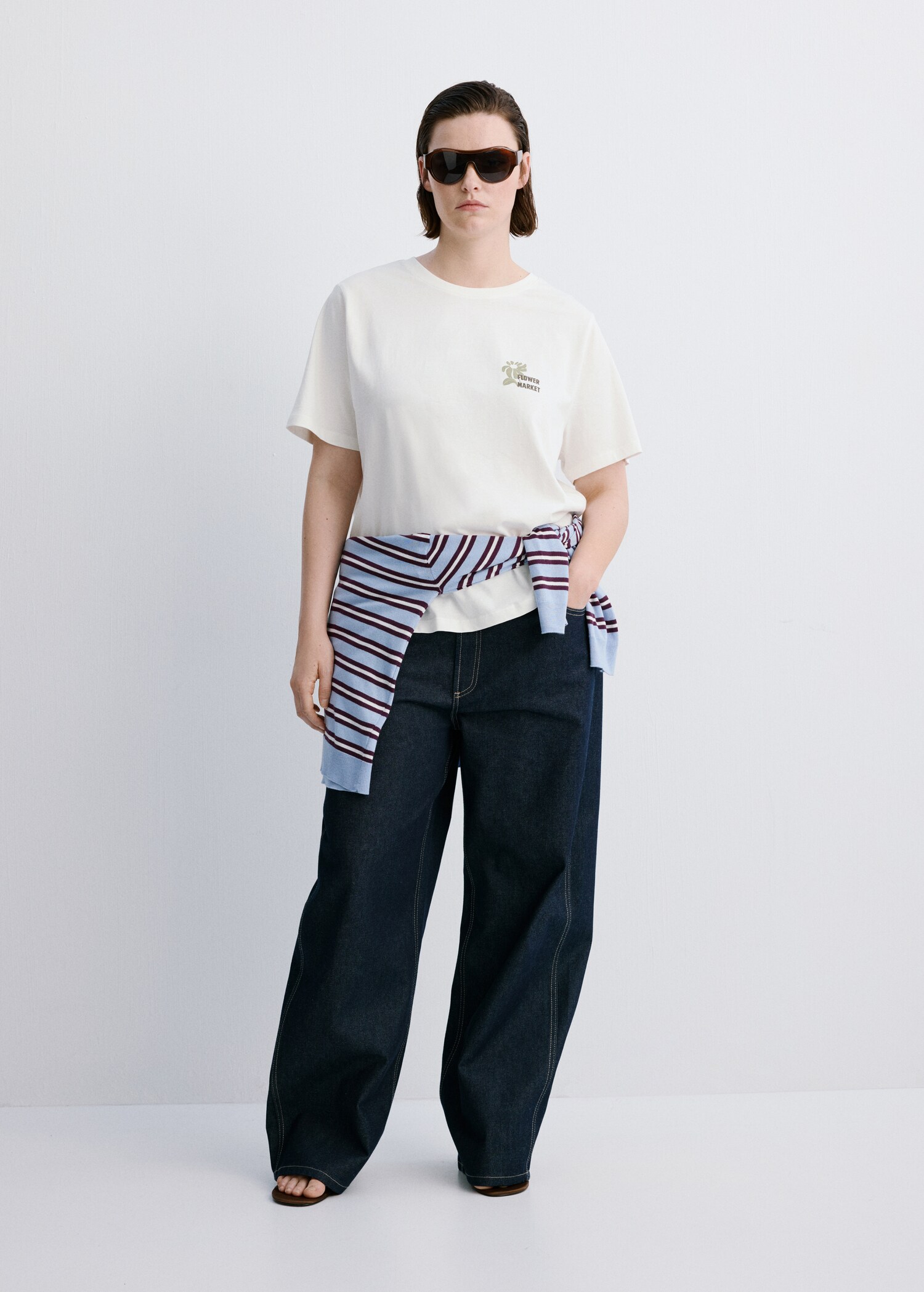 Printed cotton-blend t-shirt - Details of the article 3